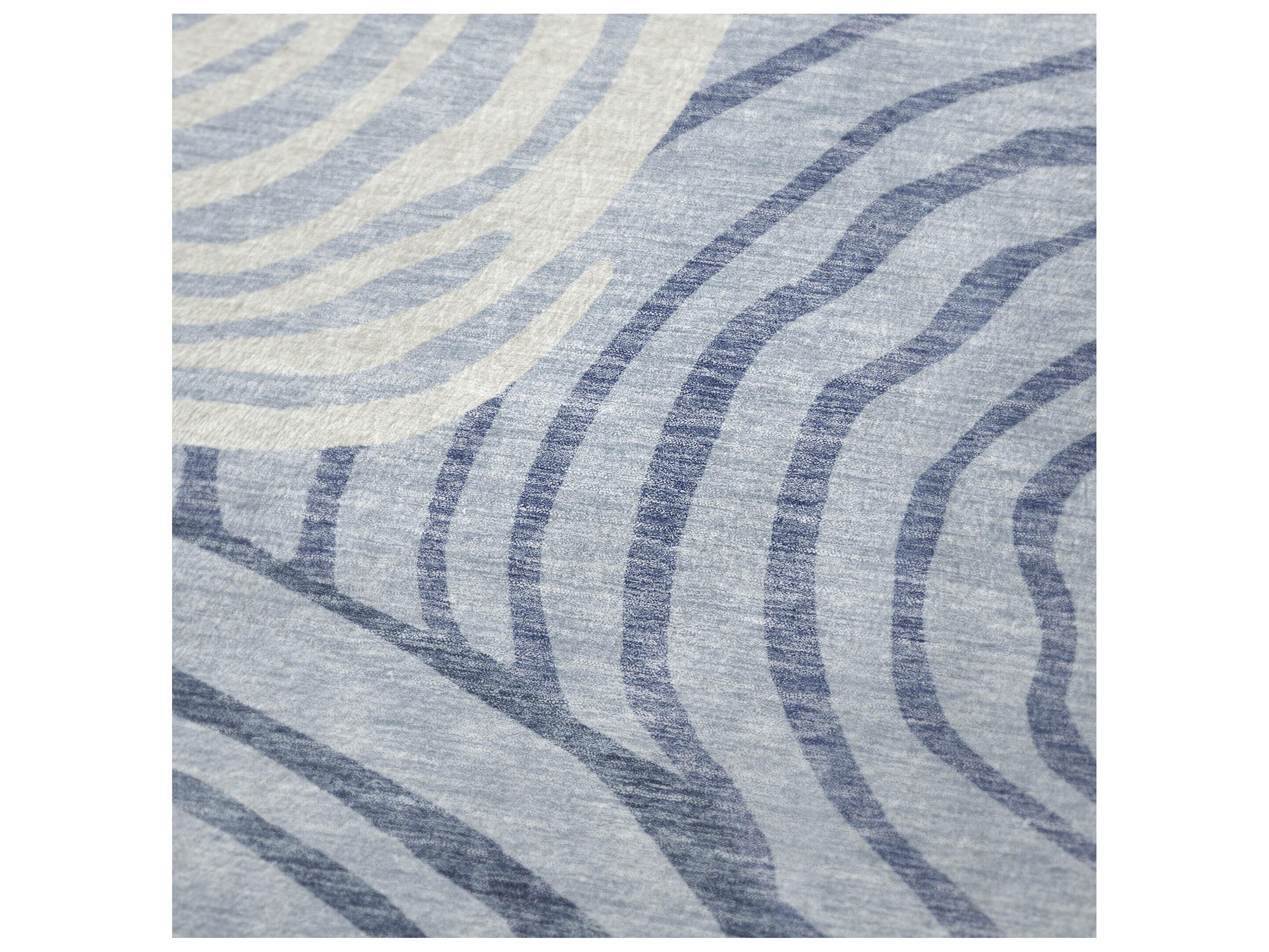 Dalyn Sherpa Blue Polyester Throw