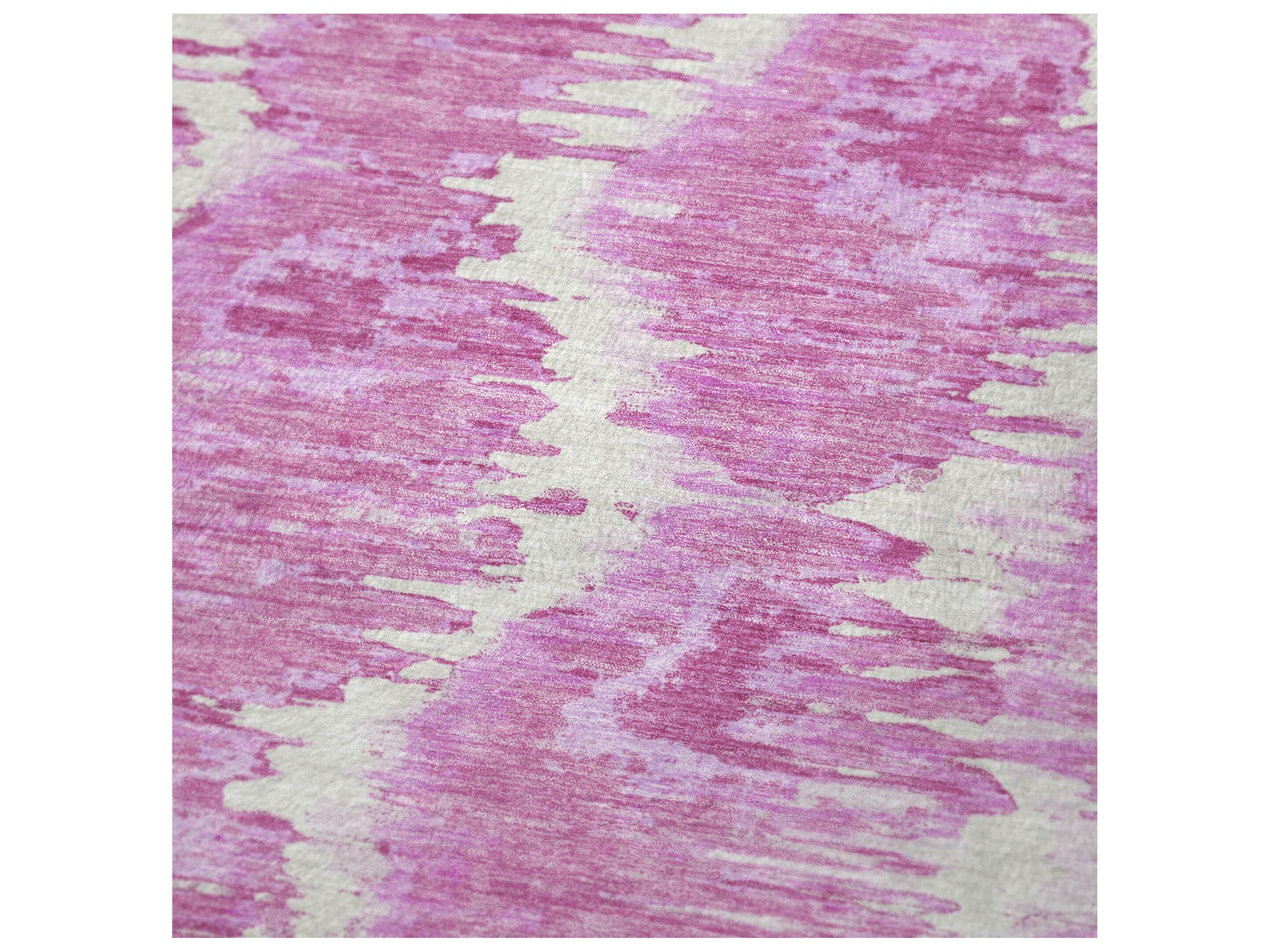 Dalyn Sherpa Pink Polyester Throw