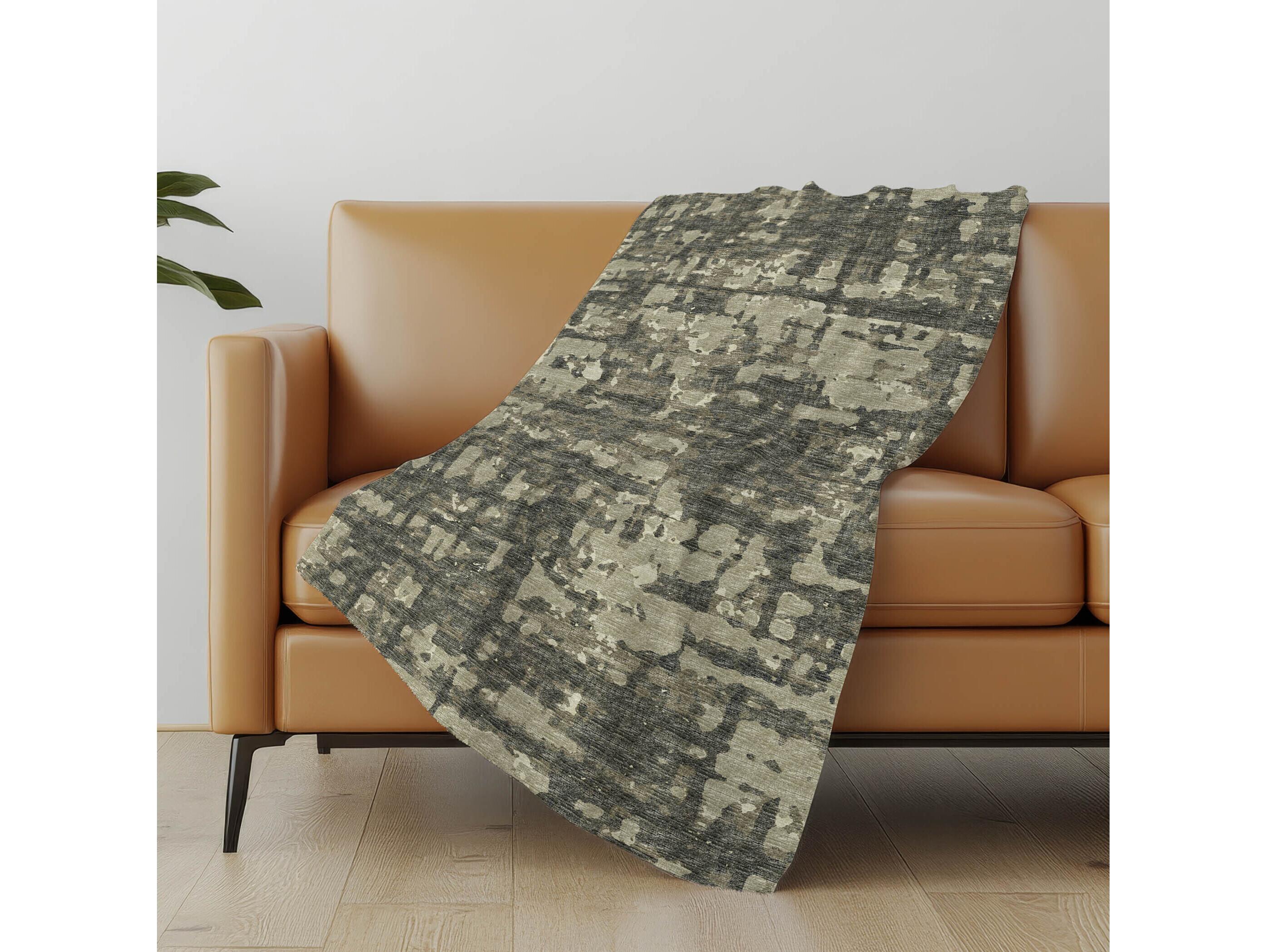 Dalyn Sherpa Neutral Polyester Throw