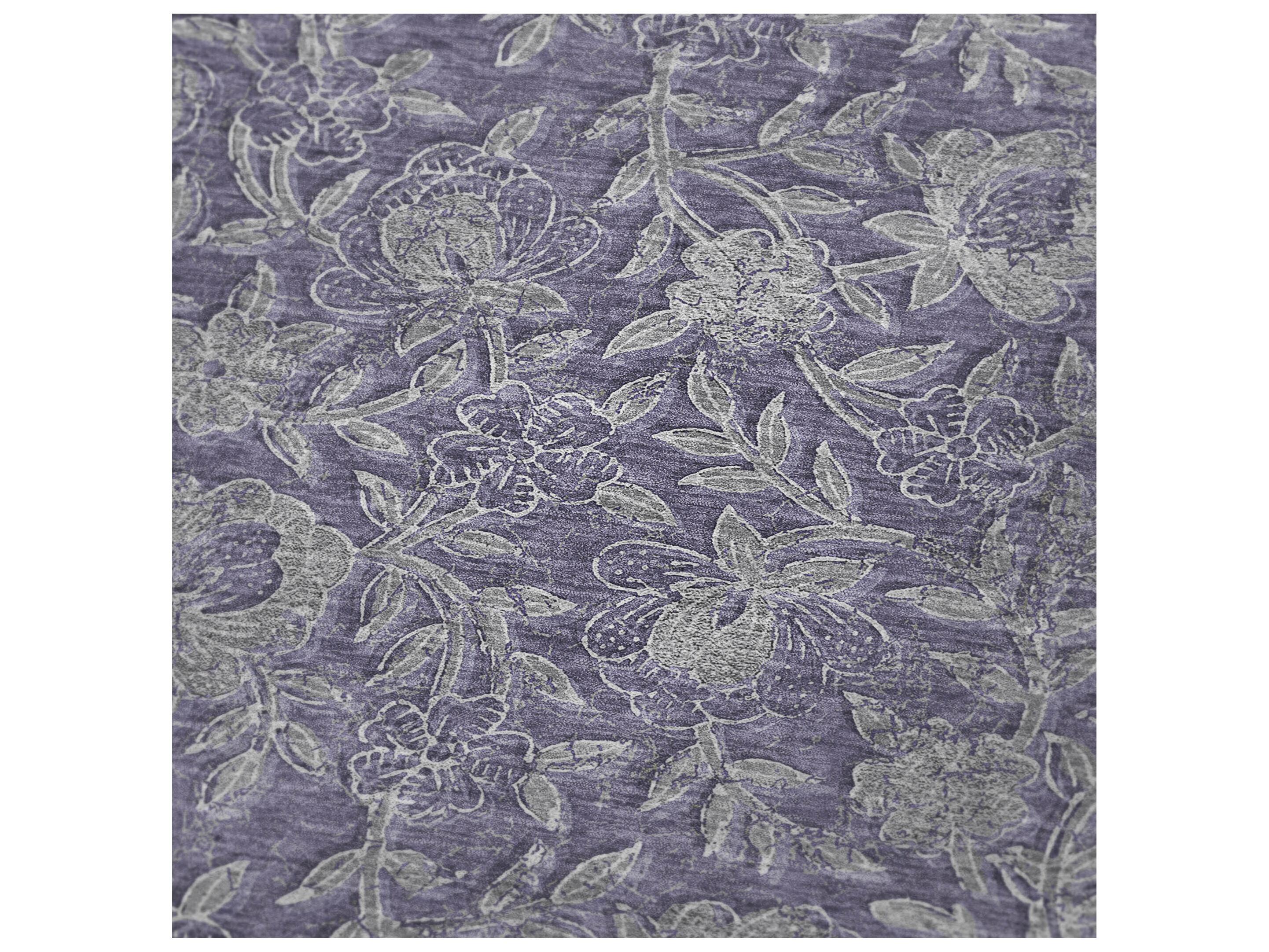 Dalyn Sherpa Purple Polyester Throw