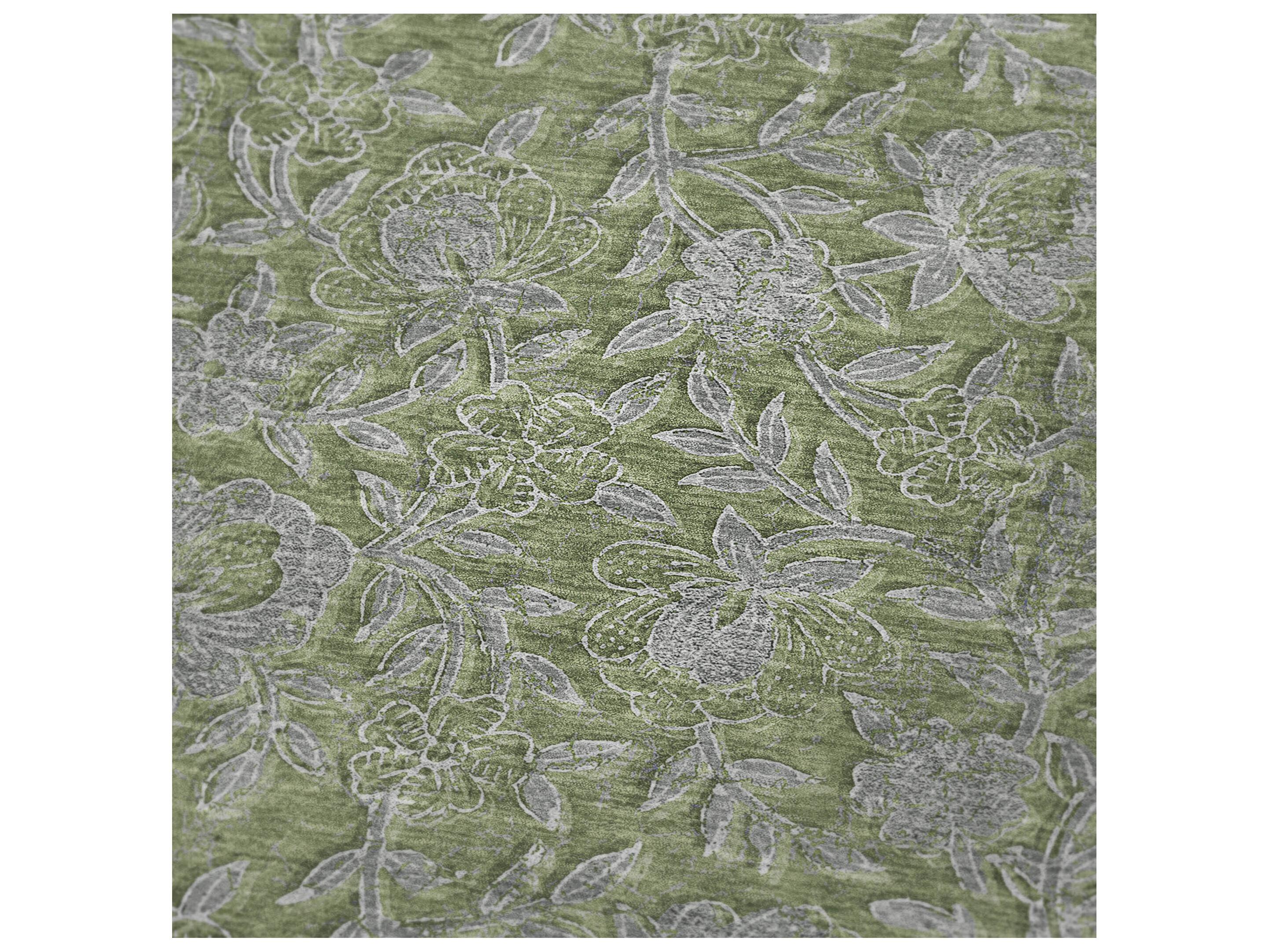 Dalyn Sherpa Green Polyester Throw