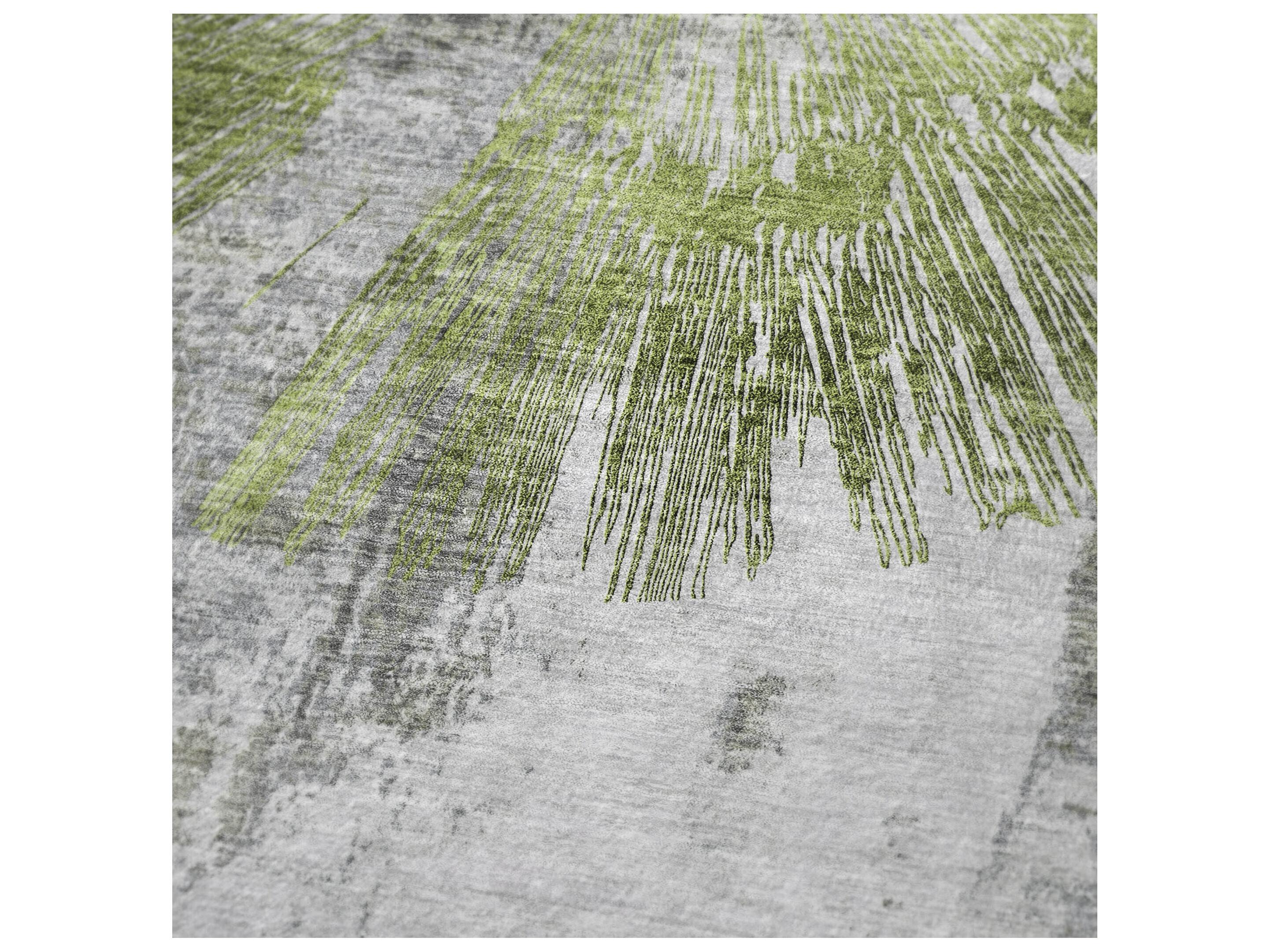 Dalyn Sherpa Green Polyester Throw