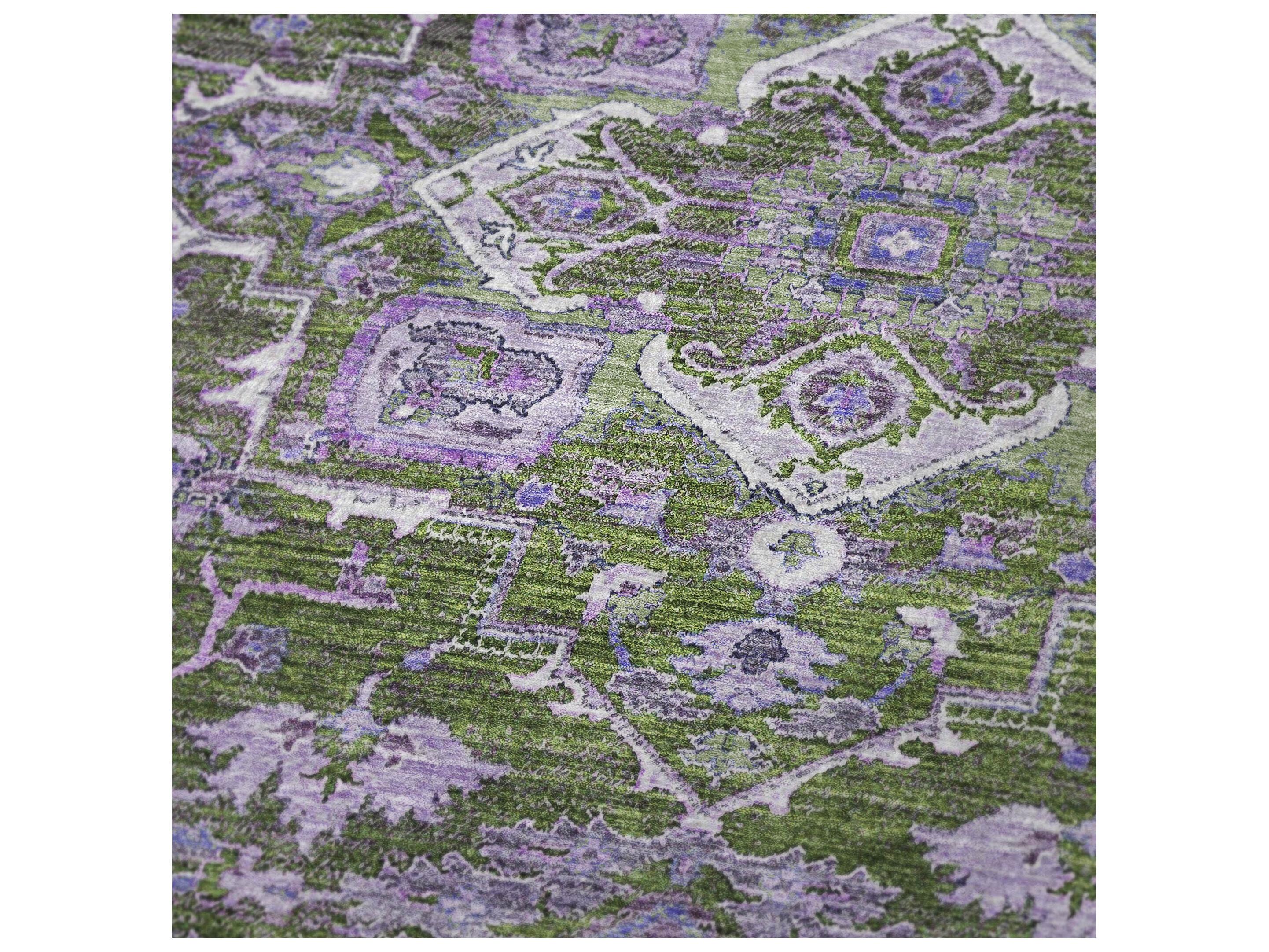 Dalyn Sherpa Green Polyester Throw