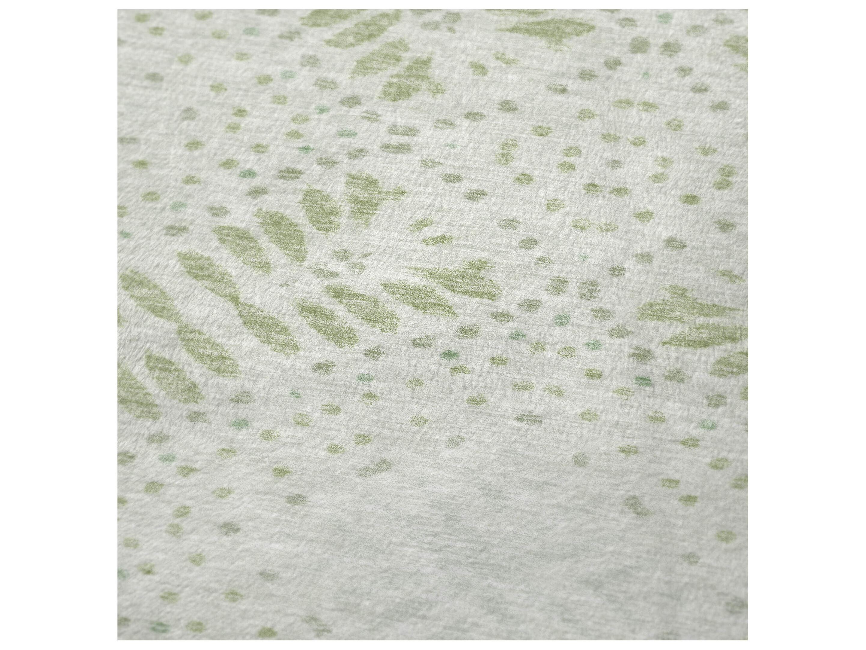 Dalyn Sherpa Green Polyester Throw