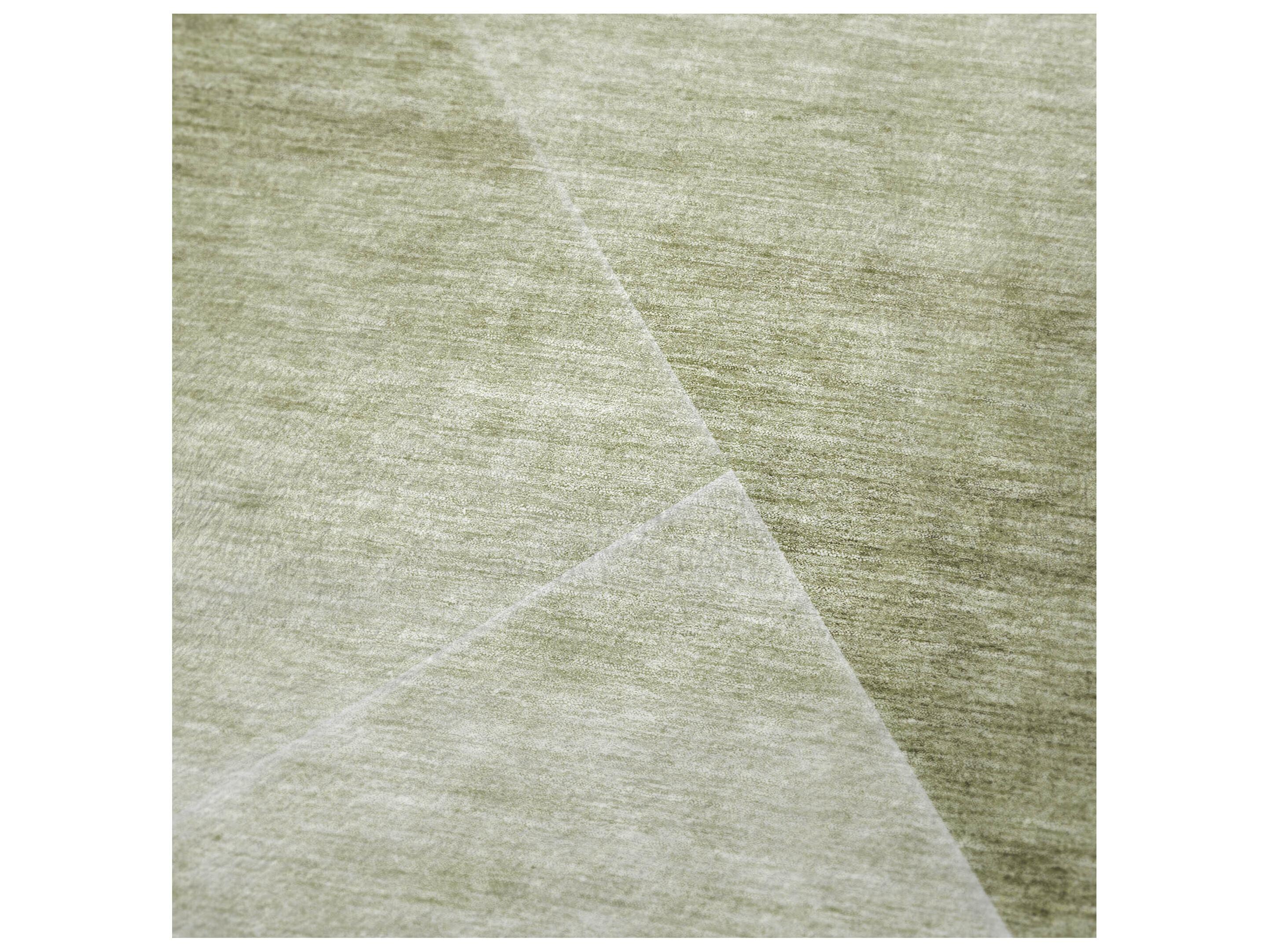 Dalyn Sherpa Green Polyester Throw