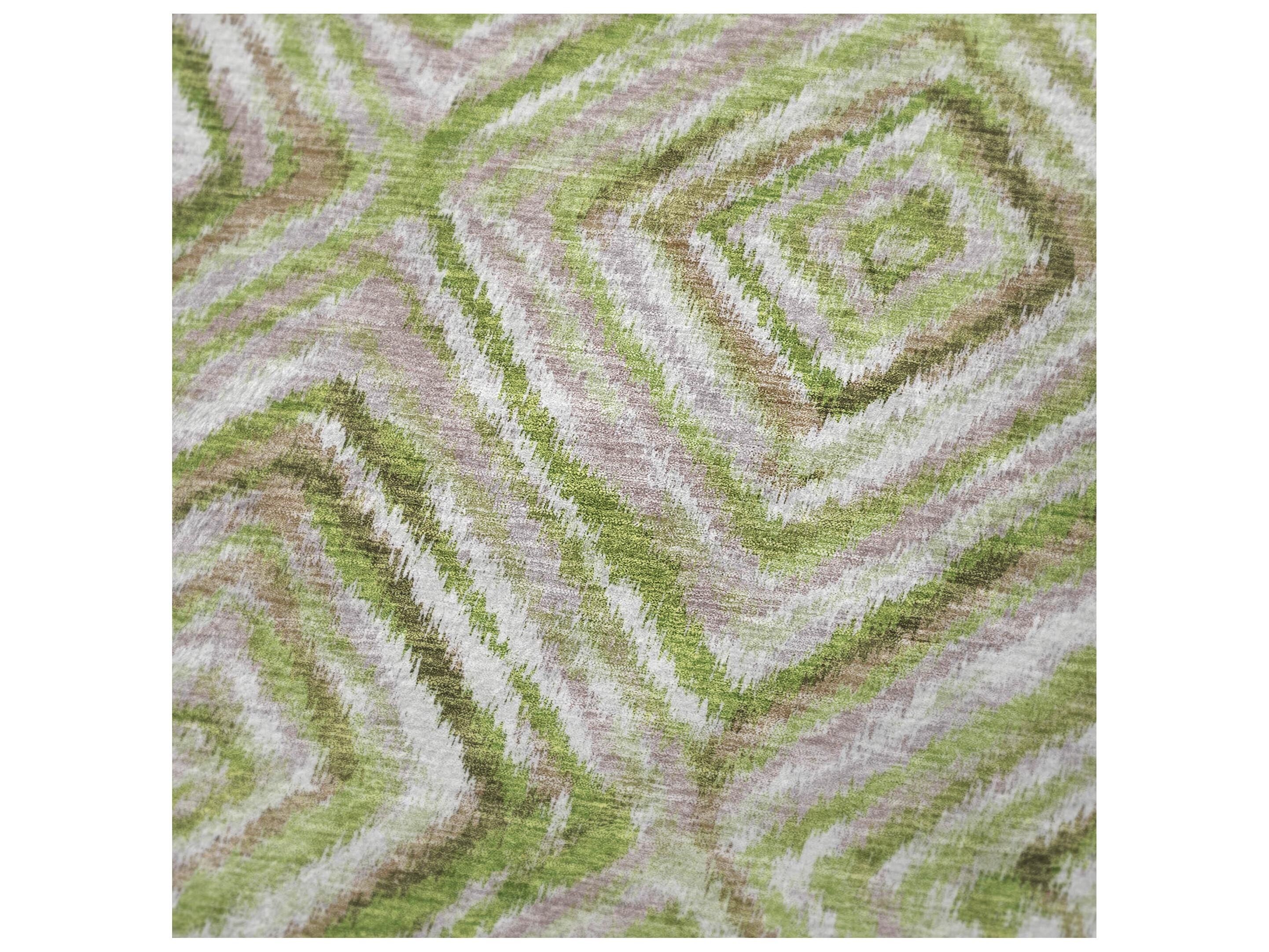 Dalyn Sherpa Green Polyester Throw