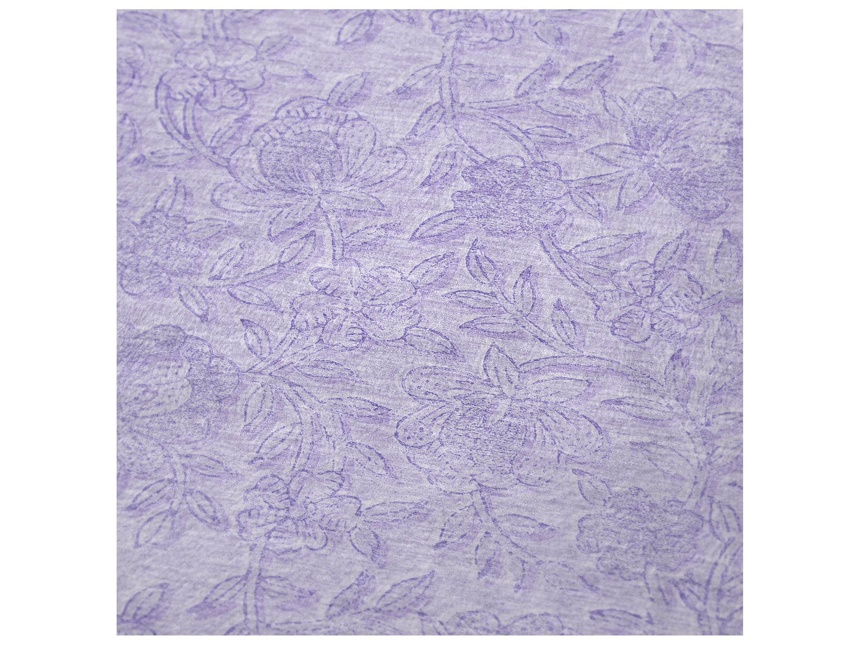 Dalyn Sherpa Purple Polyester Throw
