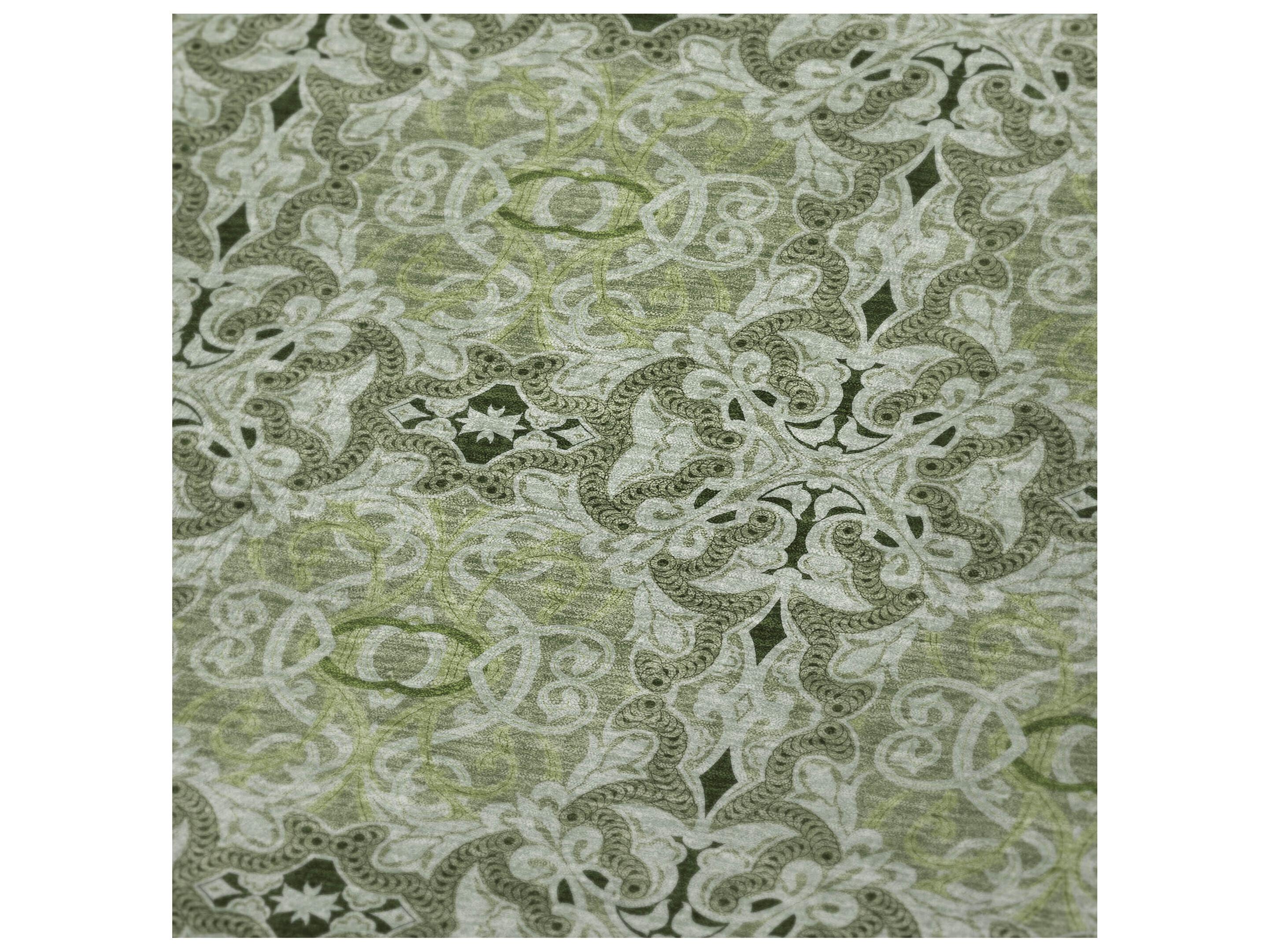 Dalyn Sherpa Green Polyester Throw