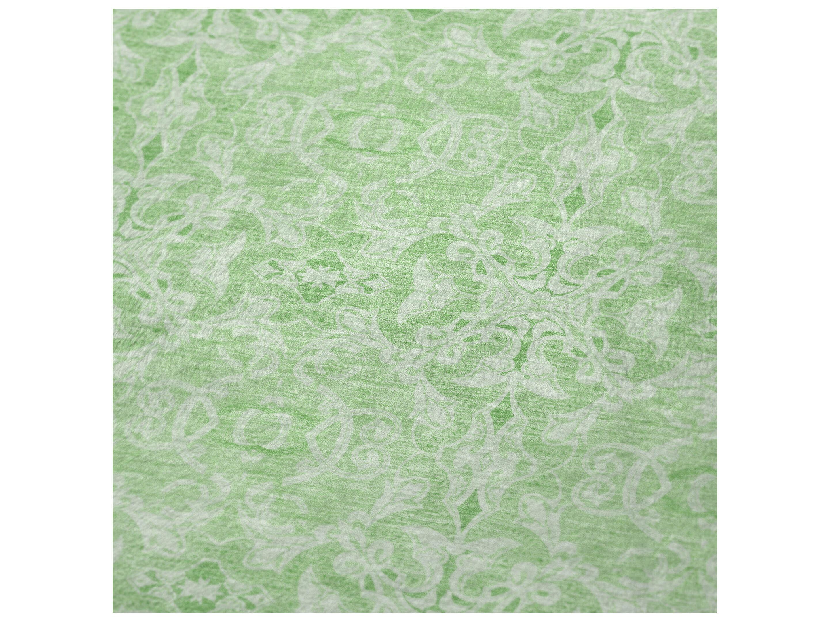 Dalyn Sherpa Green Polyester Throw