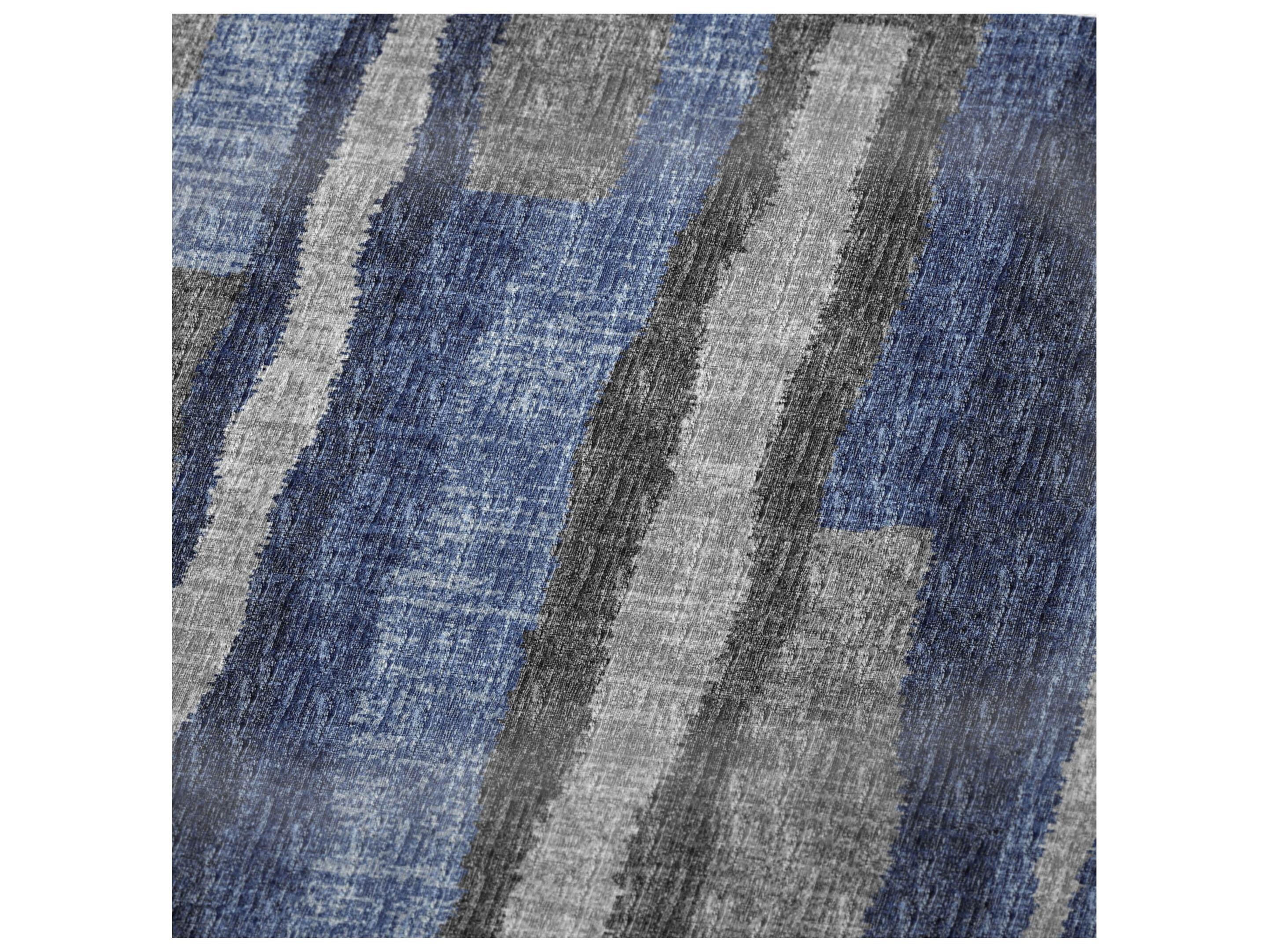 Dalyn Sherpa Blue Polyester Throw