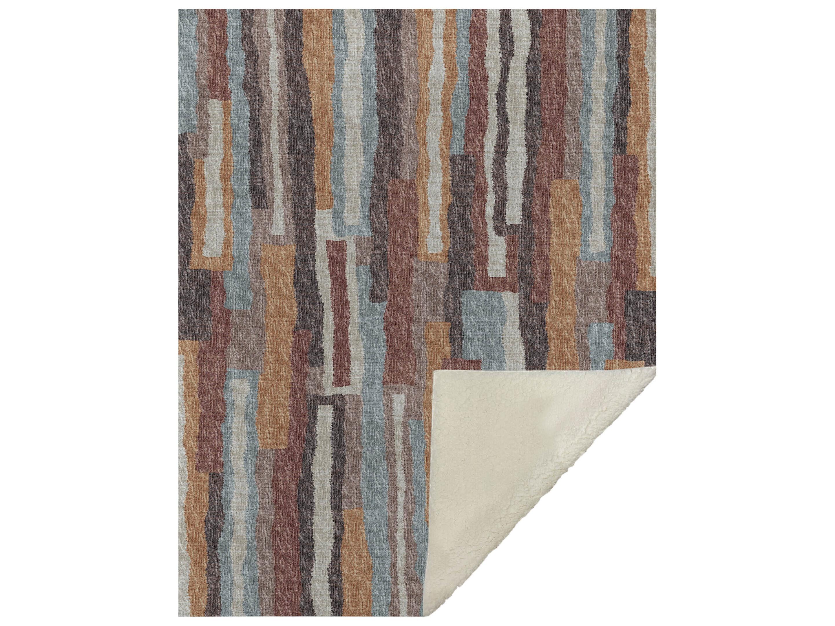 Dalyn Sherpa Multi Polyester Throw