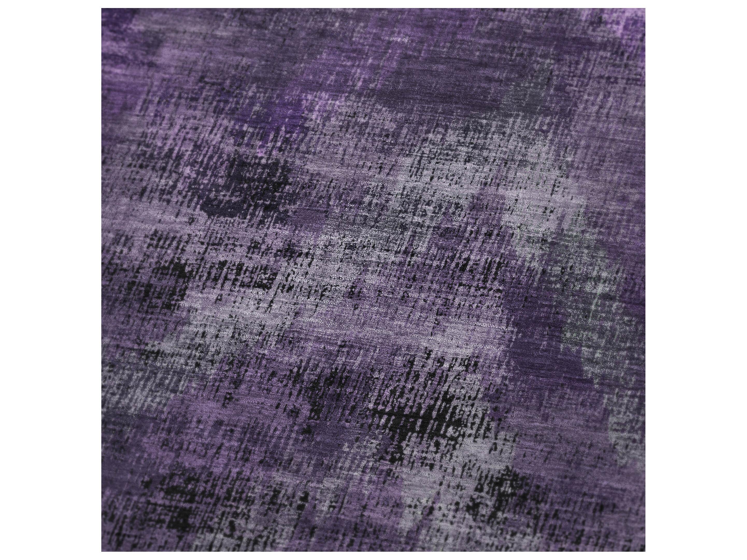 Dalyn Sherpa Purple Polyester Throw