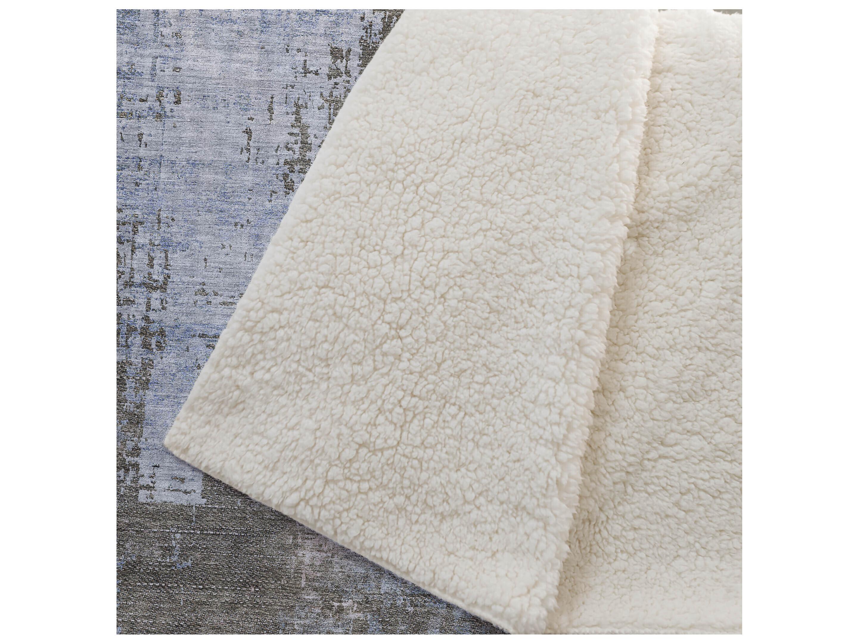 Dalyn Sherpa Brown Polyester Throw