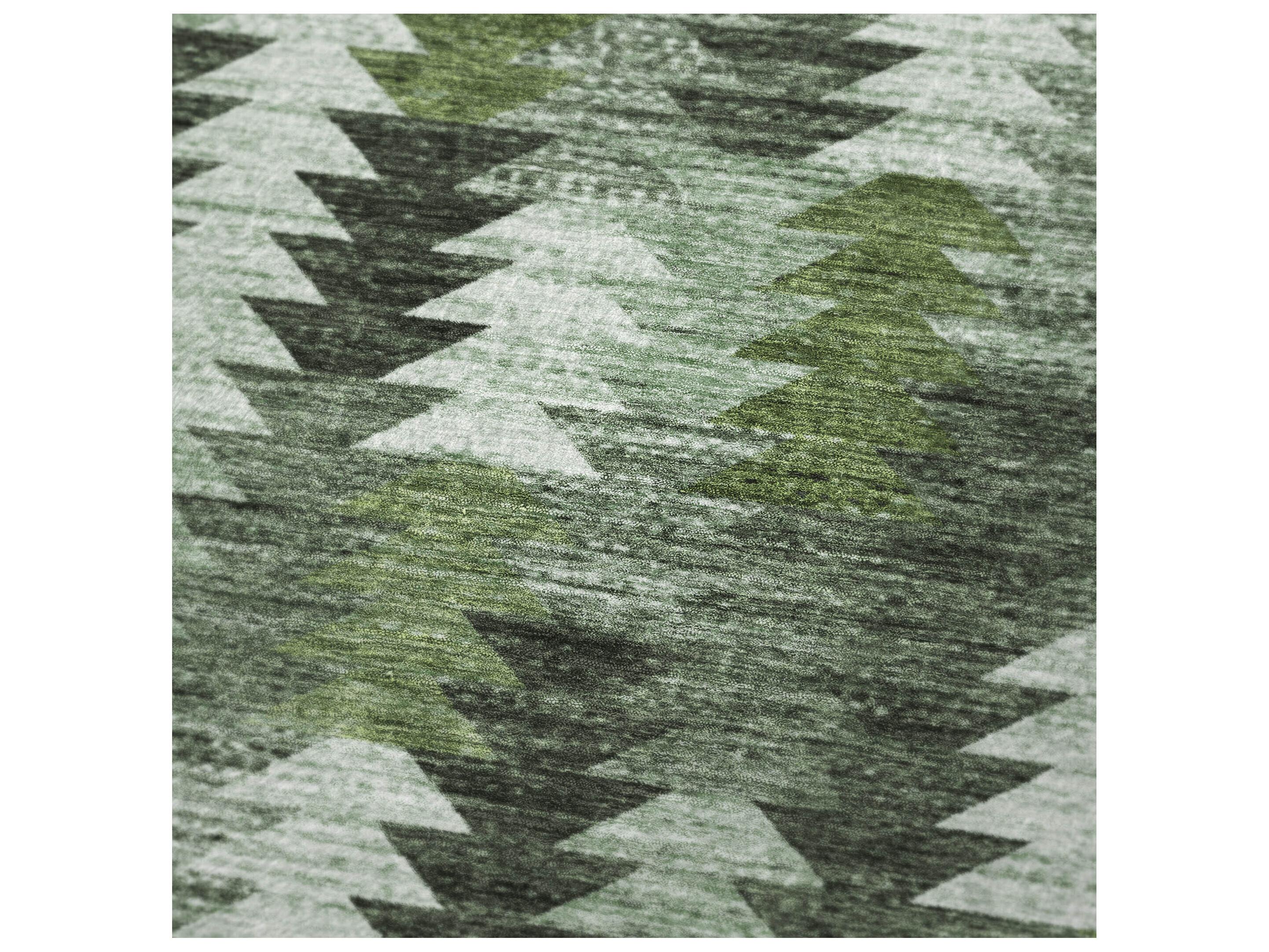 Dalyn Sherpa Green Polyester Throw