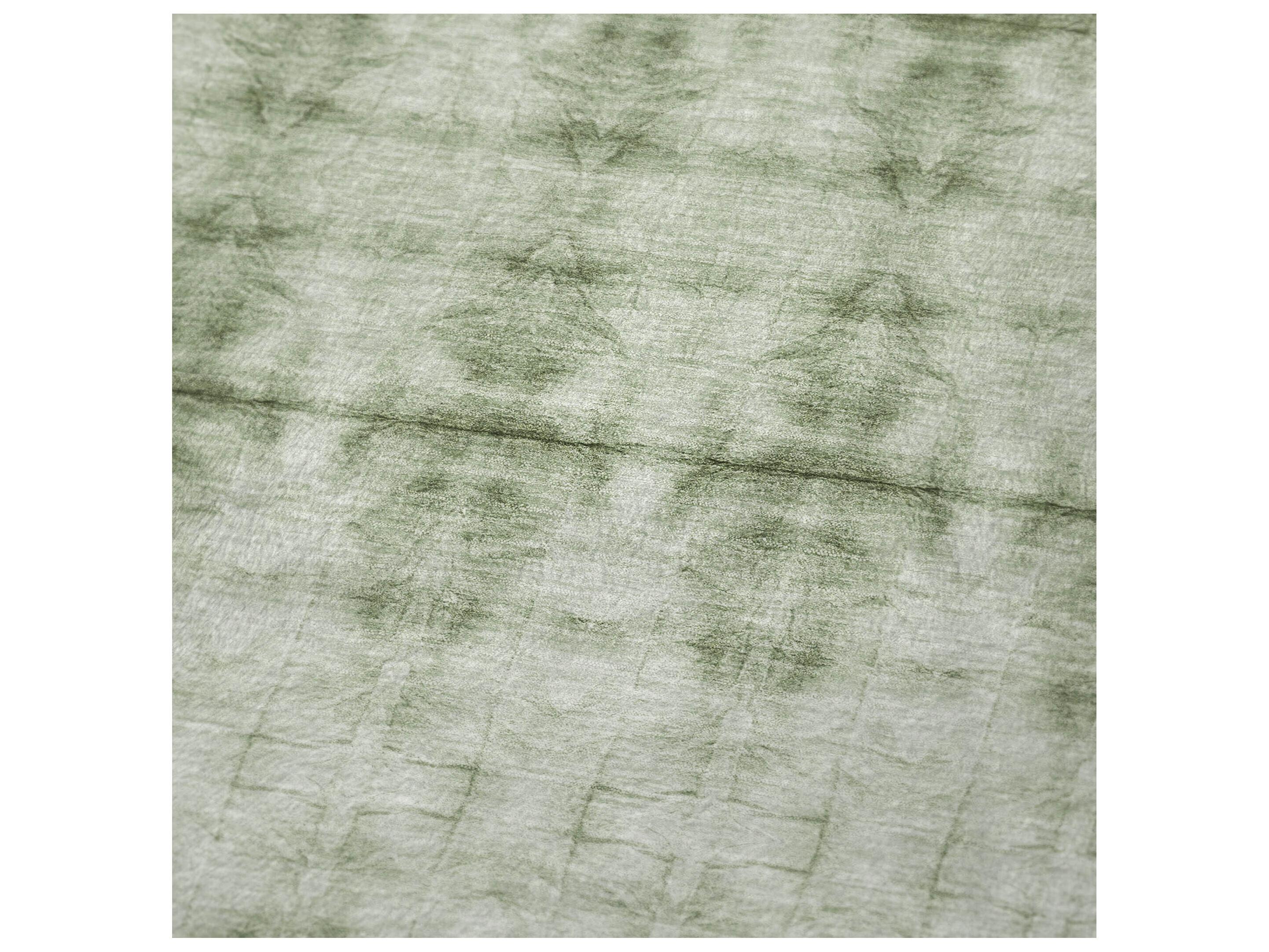 Dalyn Sherpa Green Polyester Throw