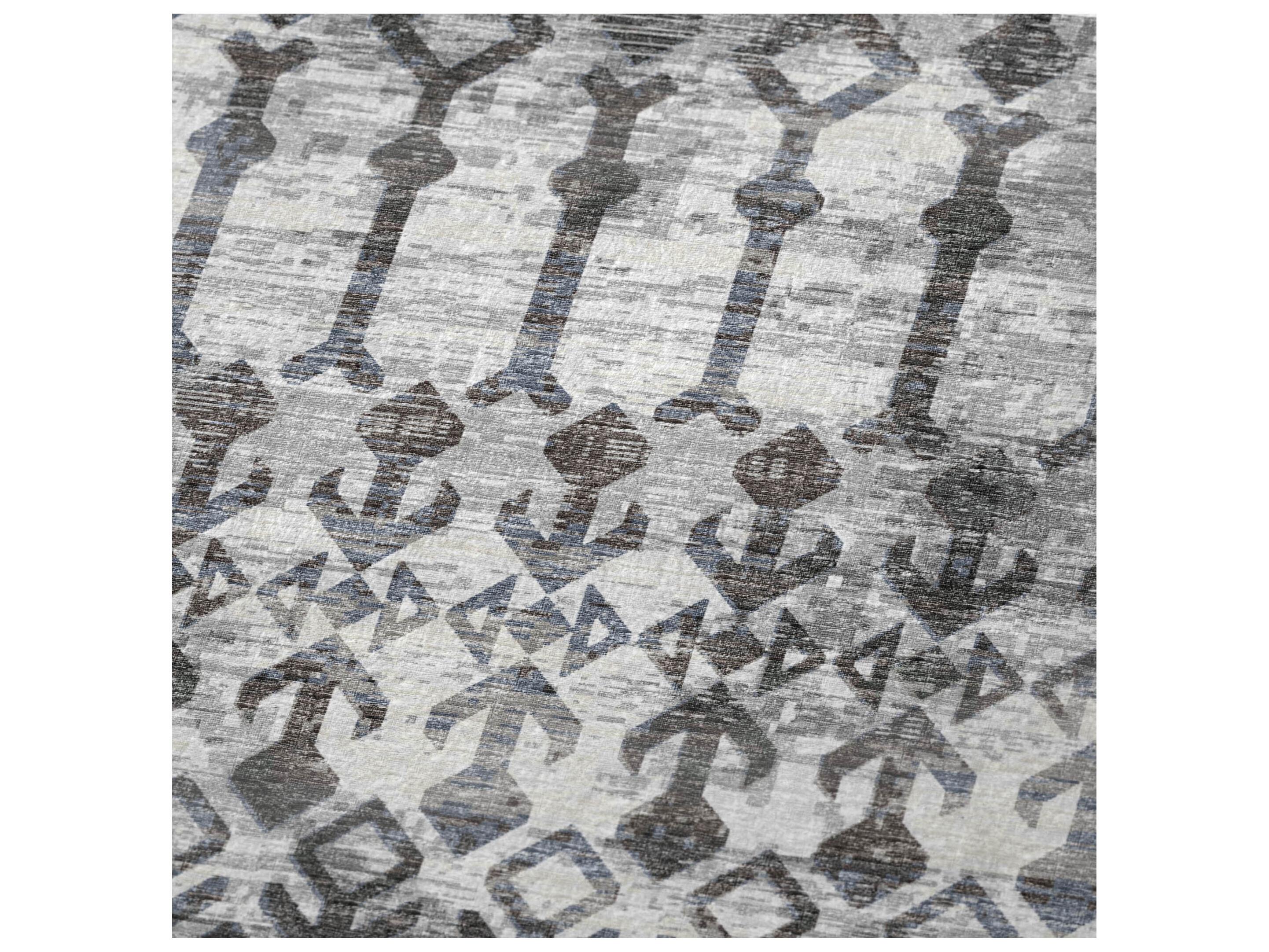 Dalyn Sherpa Gray Polyester Throw