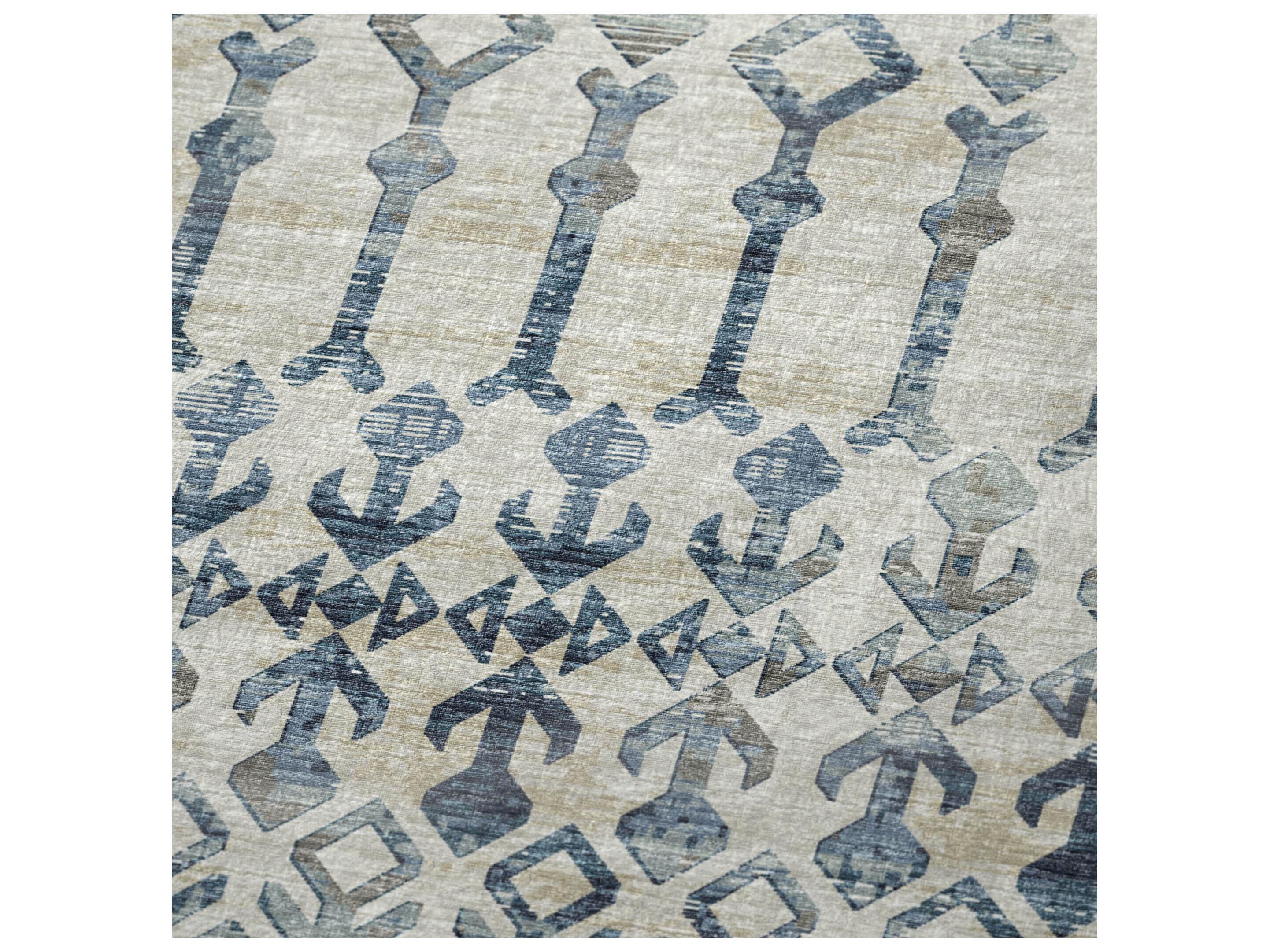 Dalyn Sherpa Blue Polyester Throw