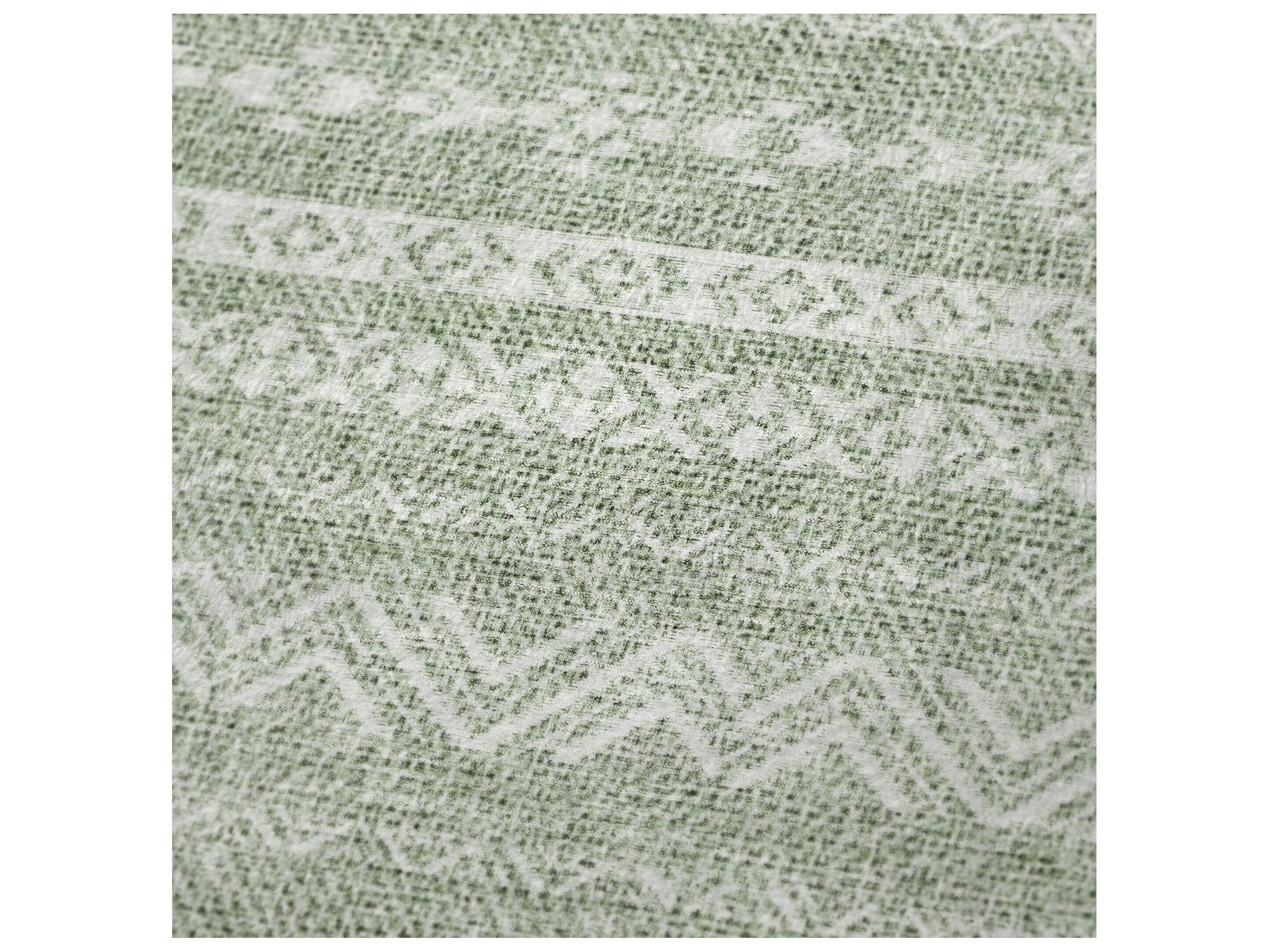 Dalyn Sherpa Green Polyester Throw