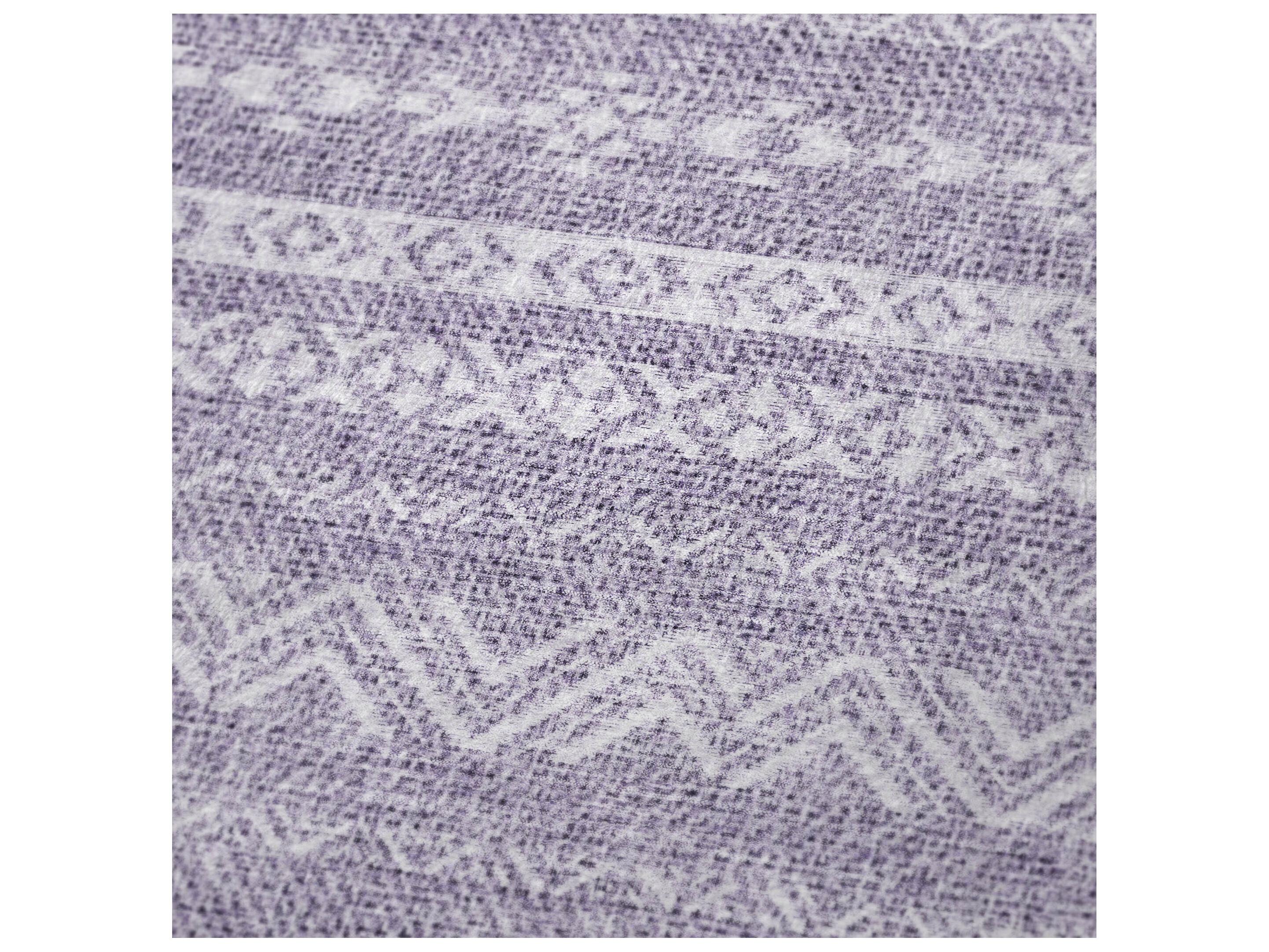 Dalyn Sherpa Purple Polyester Throw