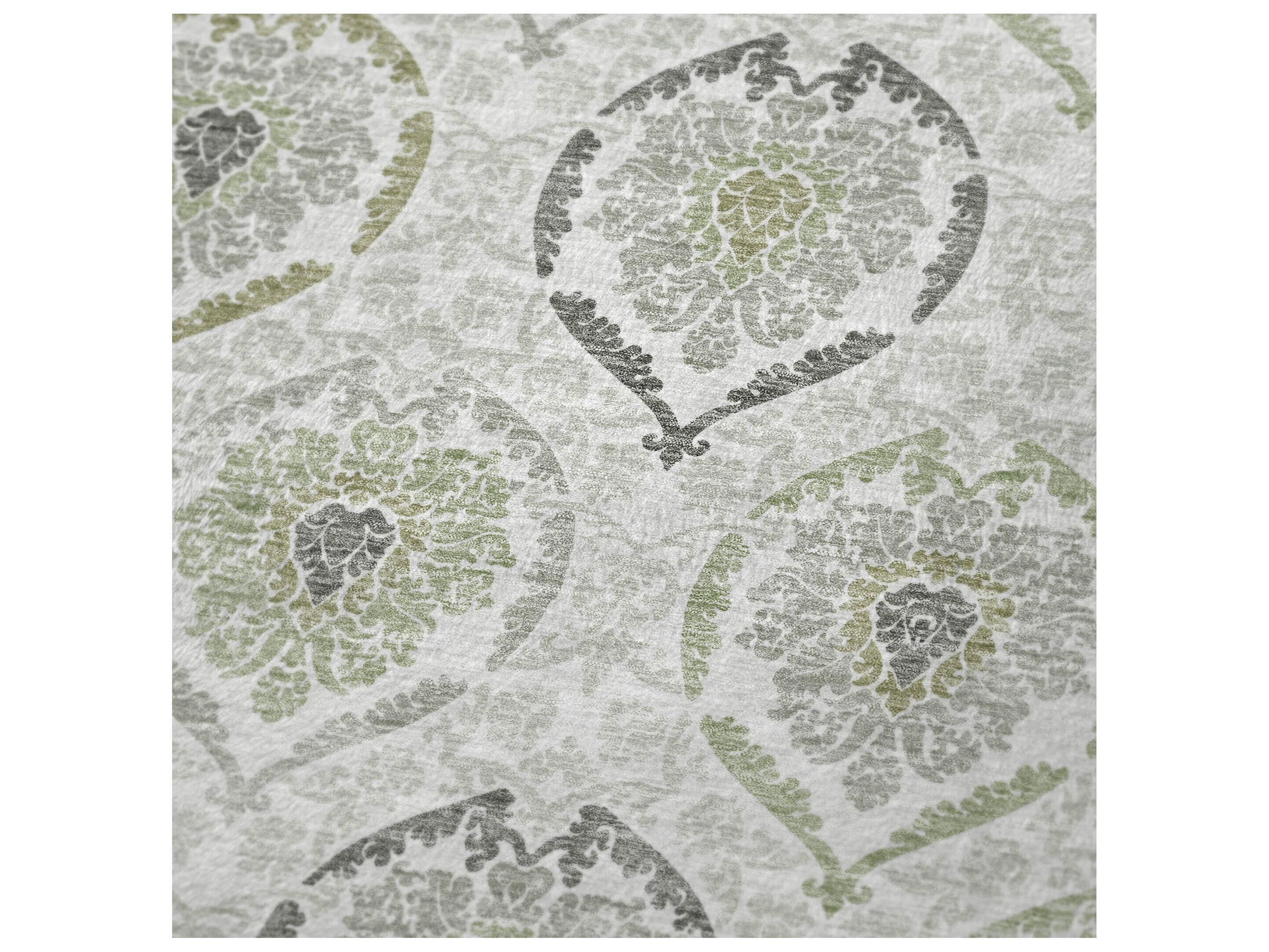 Dalyn Sherpa Green Polyester Throw