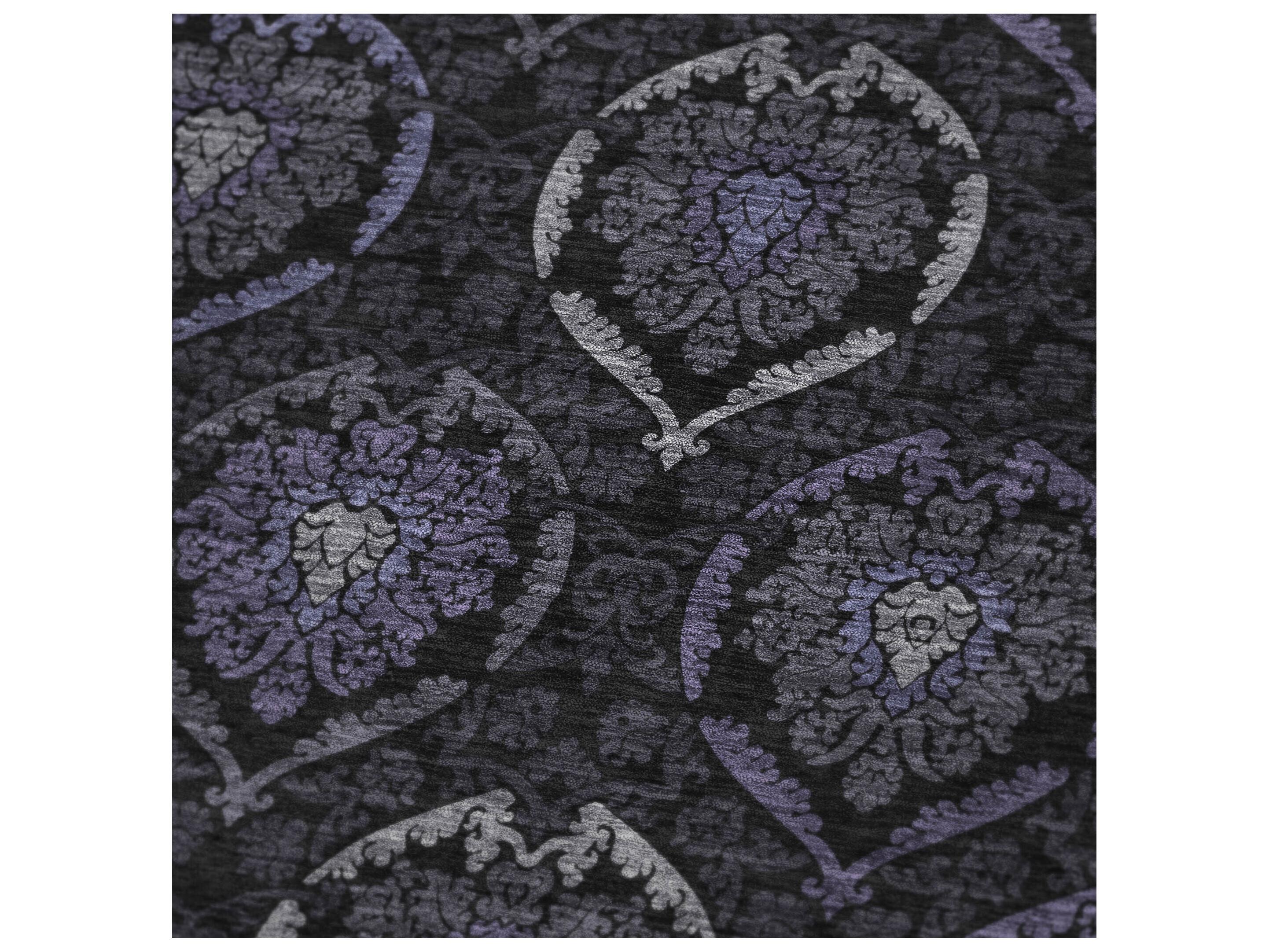 Dalyn Sherpa Purple Polyester Throw