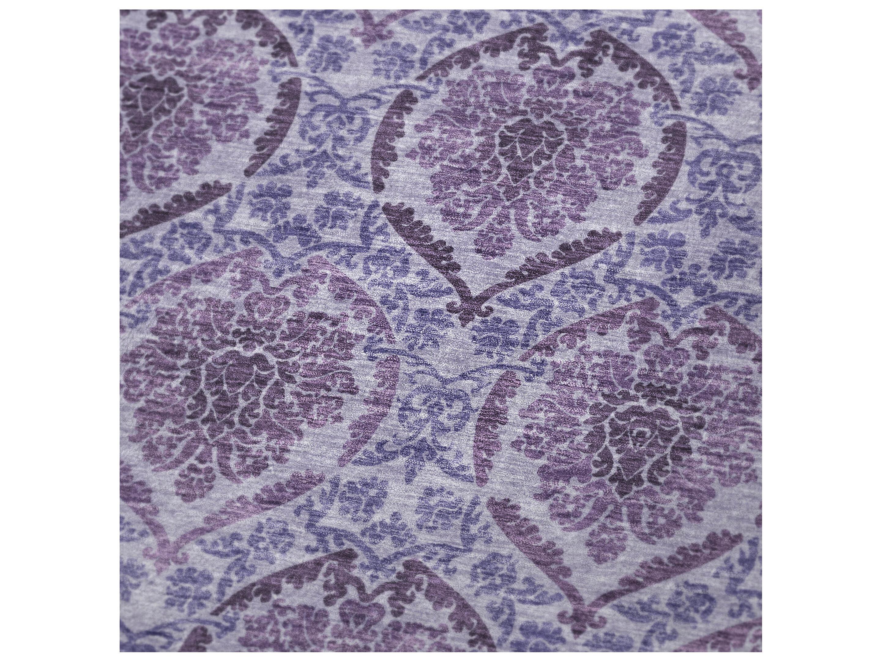 Dalyn Sherpa Purple Polyester Throw