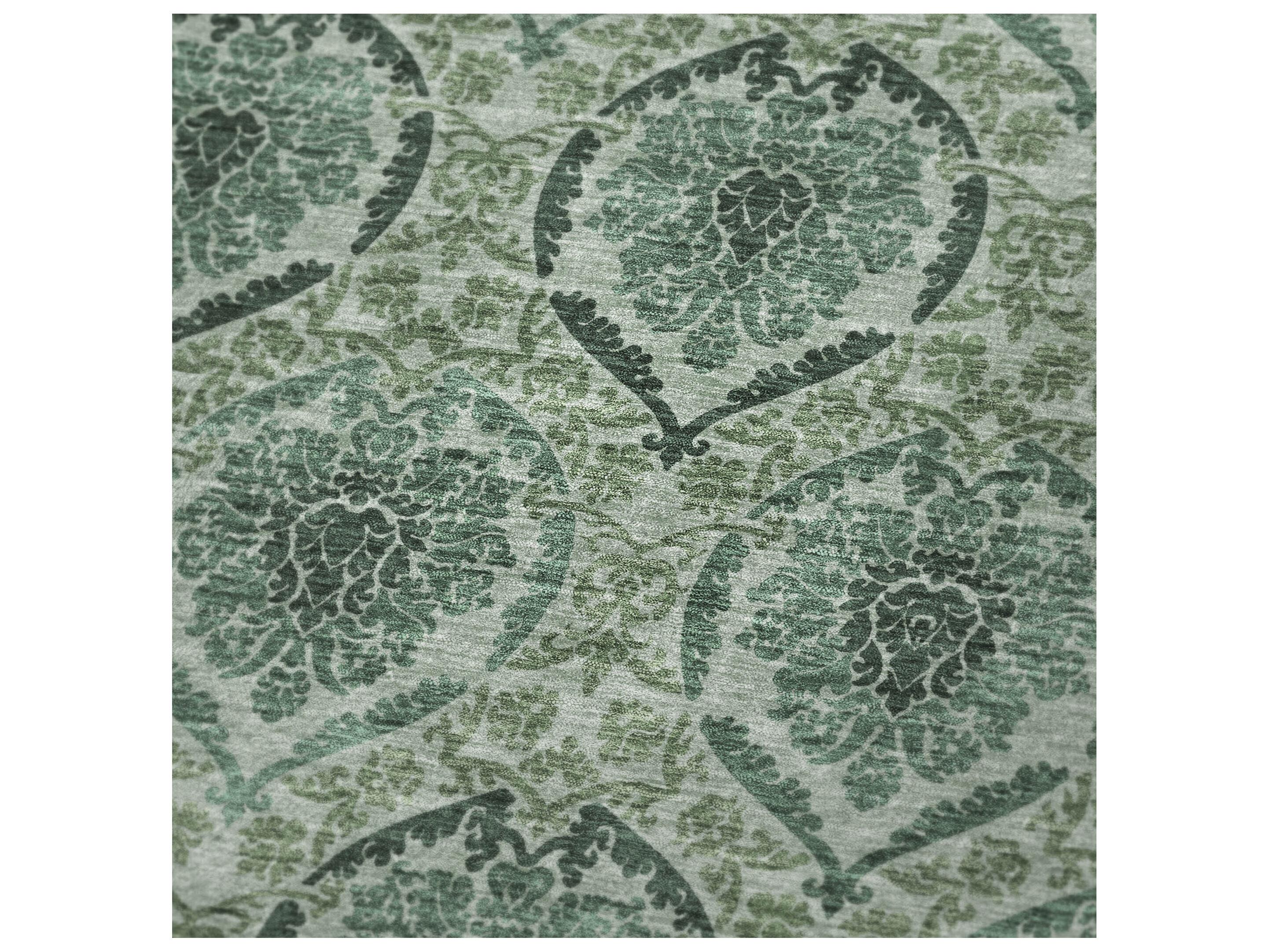 Dalyn Sherpa Green Polyester Throw