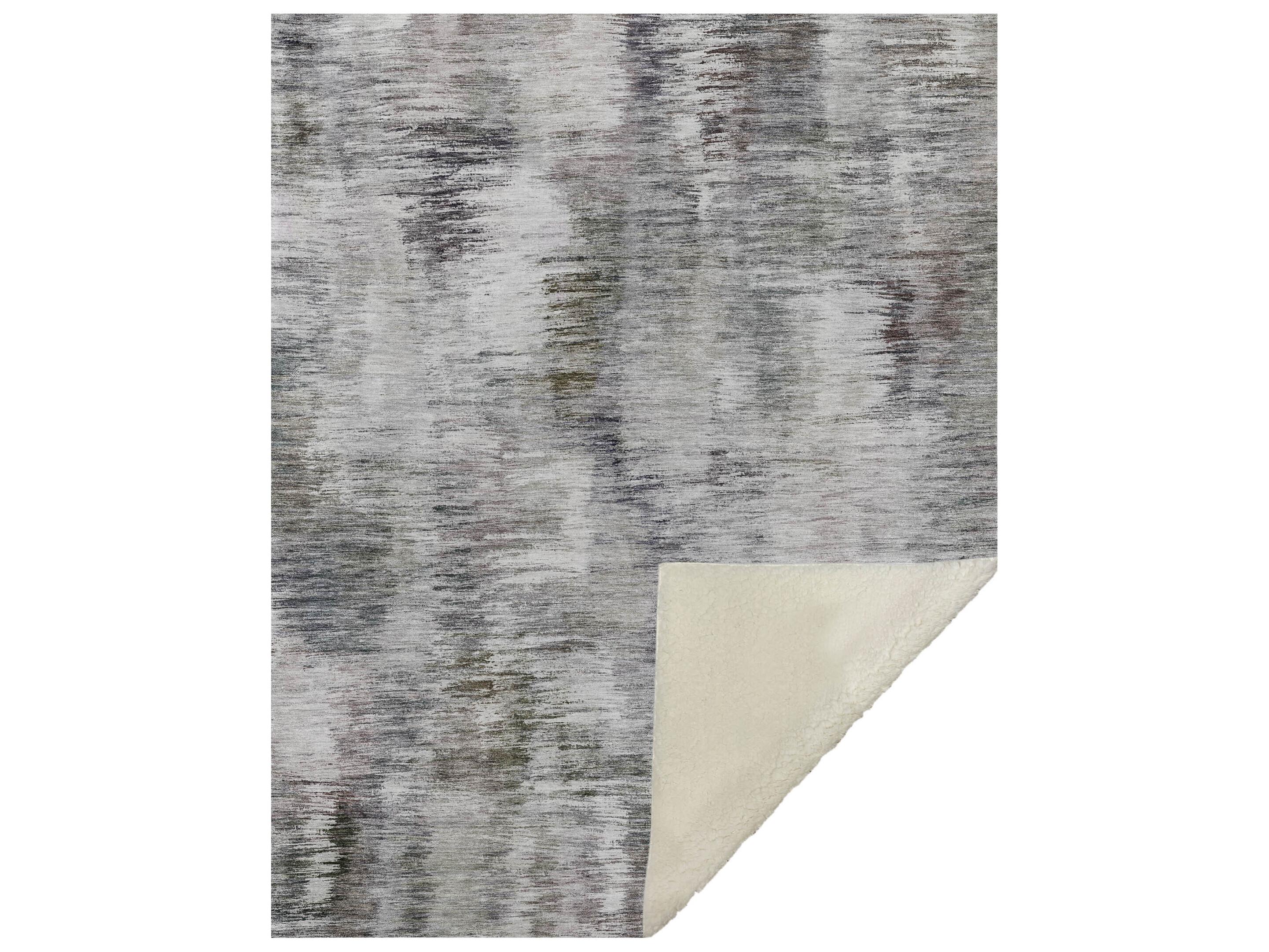 Dalyn Sherpa Brown Polyester Throw
