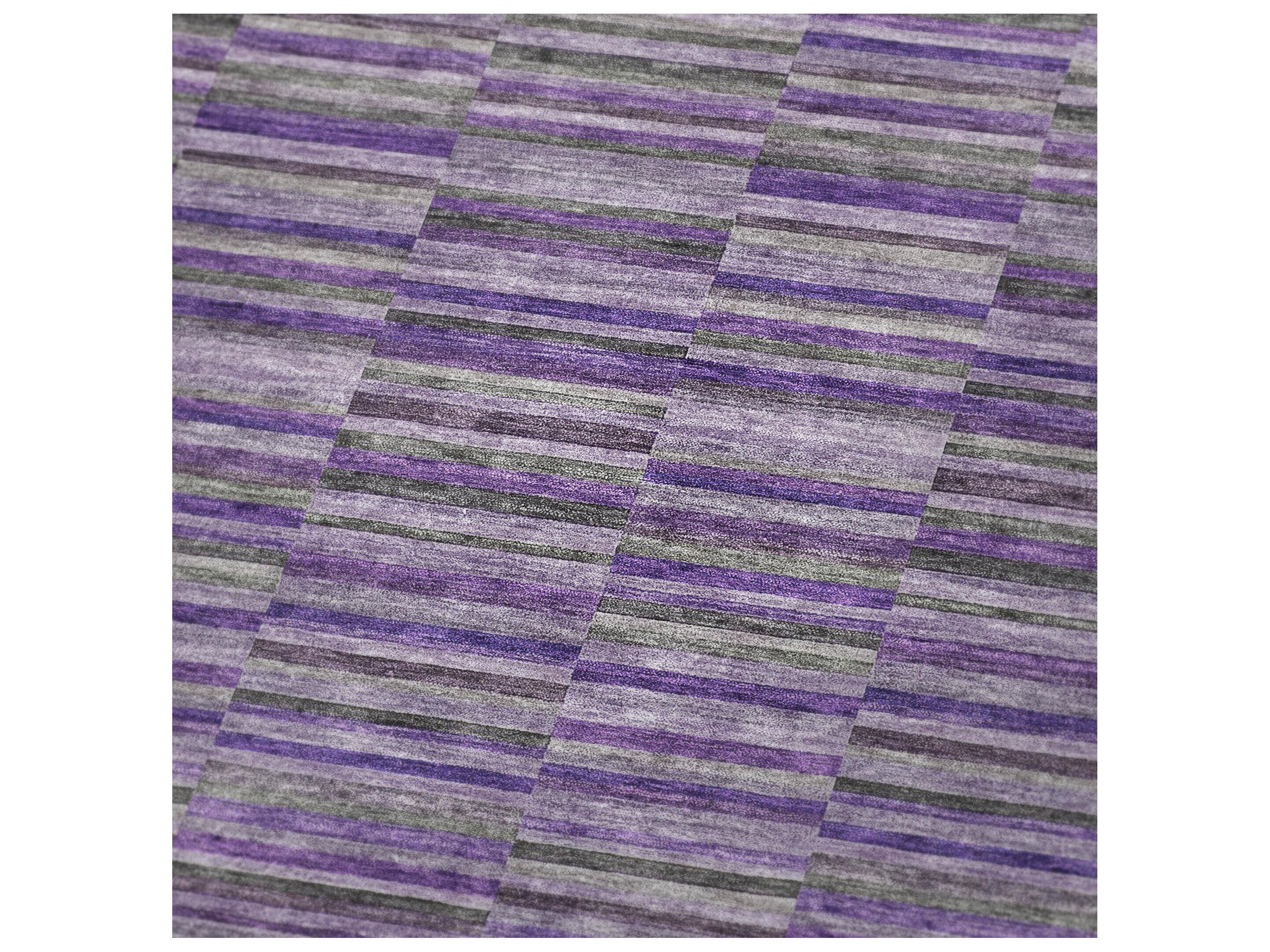 Dalyn Sherpa Purple Polyester Throw