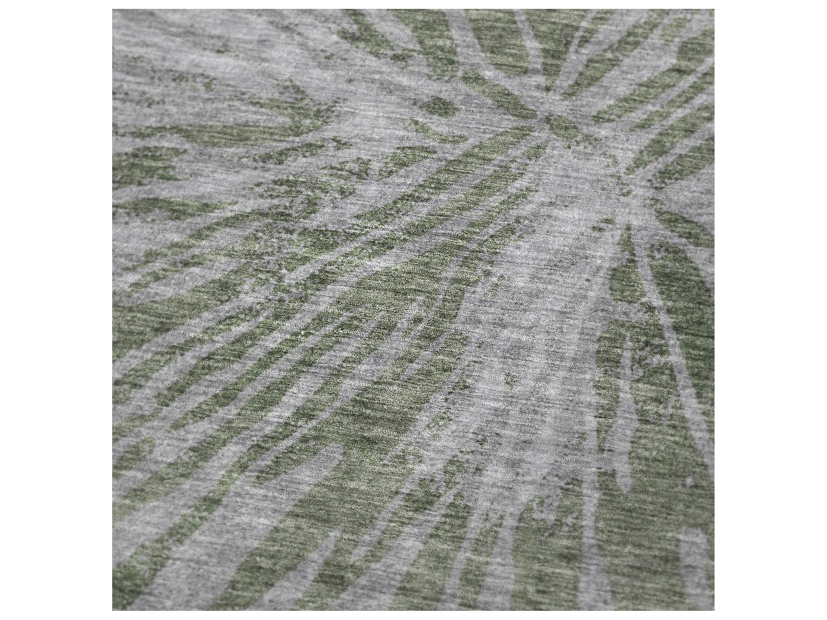 Dalyn Sherpa Green Polyester Throw