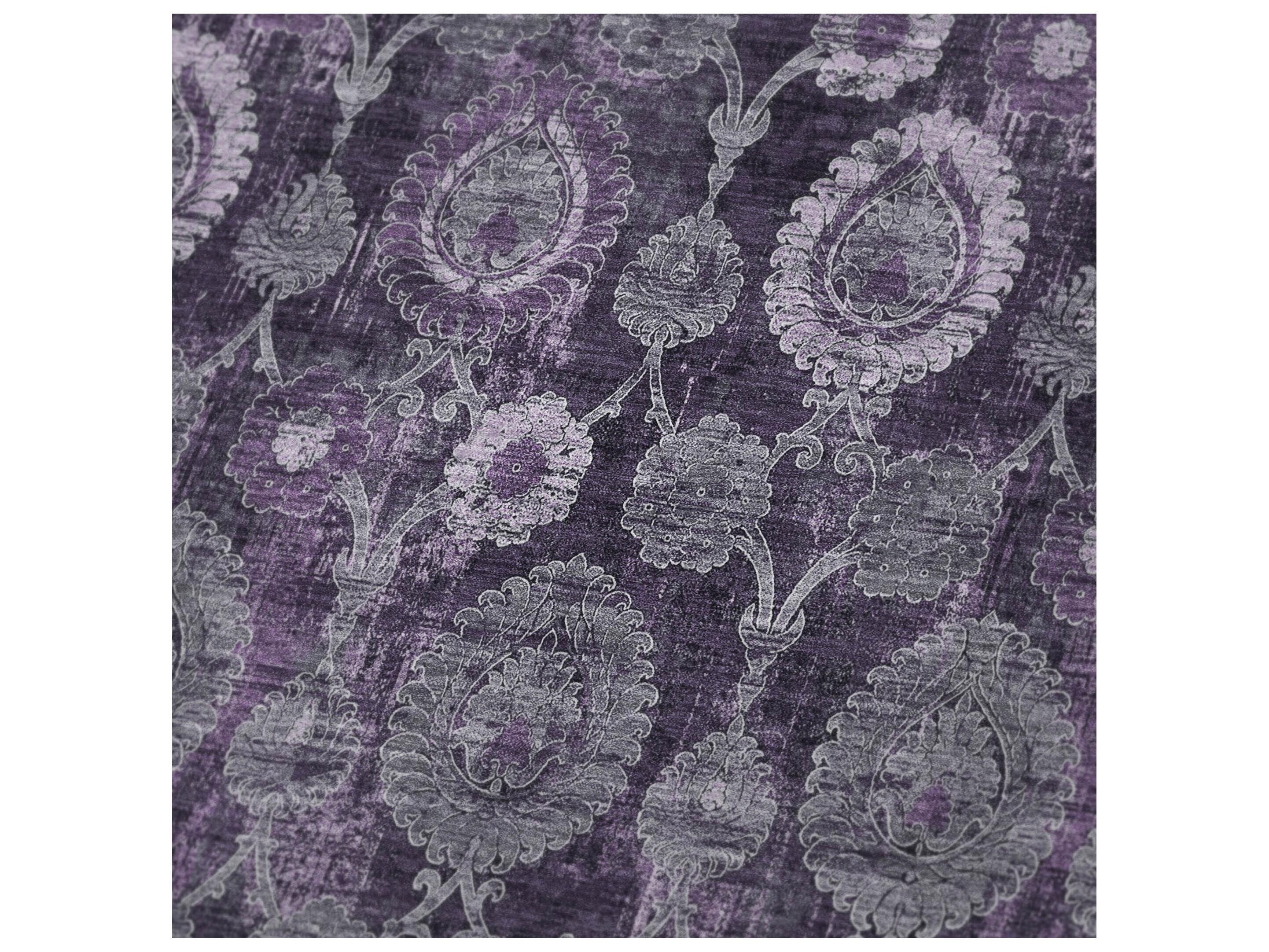 Dalyn Sherpa Purple Polyester Throw