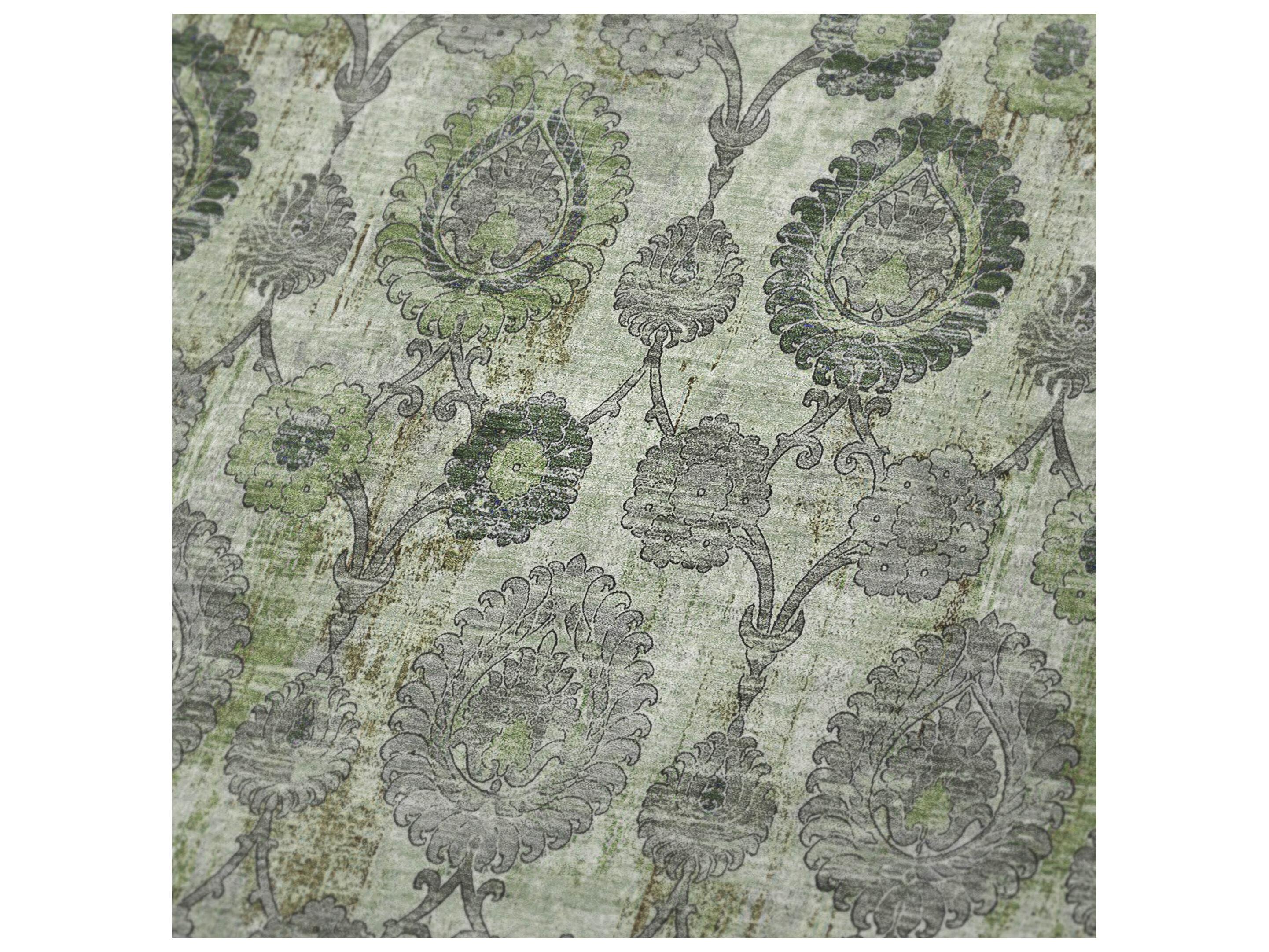 Dalyn Sherpa Green Polyester Throw