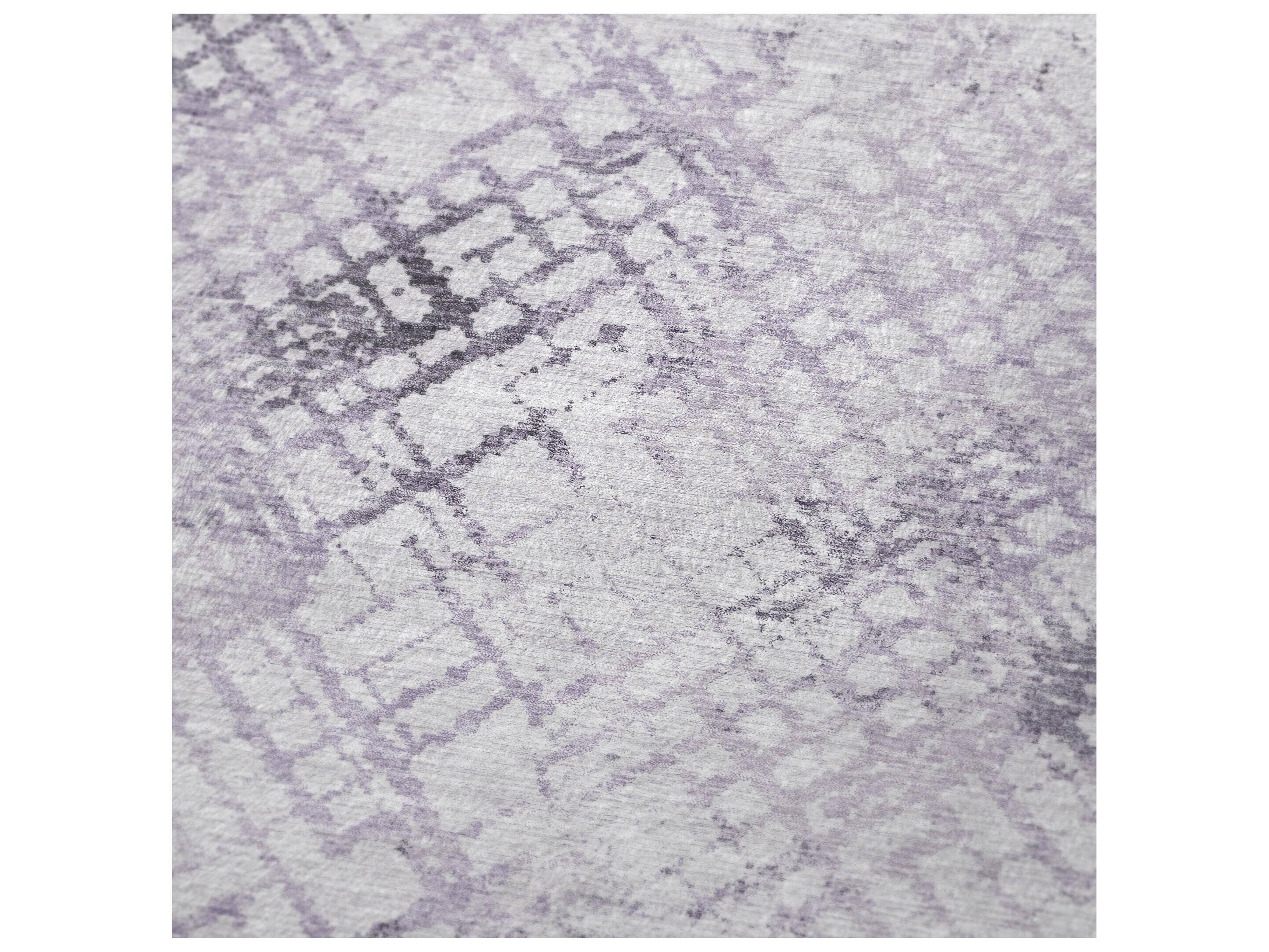 Dalyn Sherpa Purple Polyester Throw