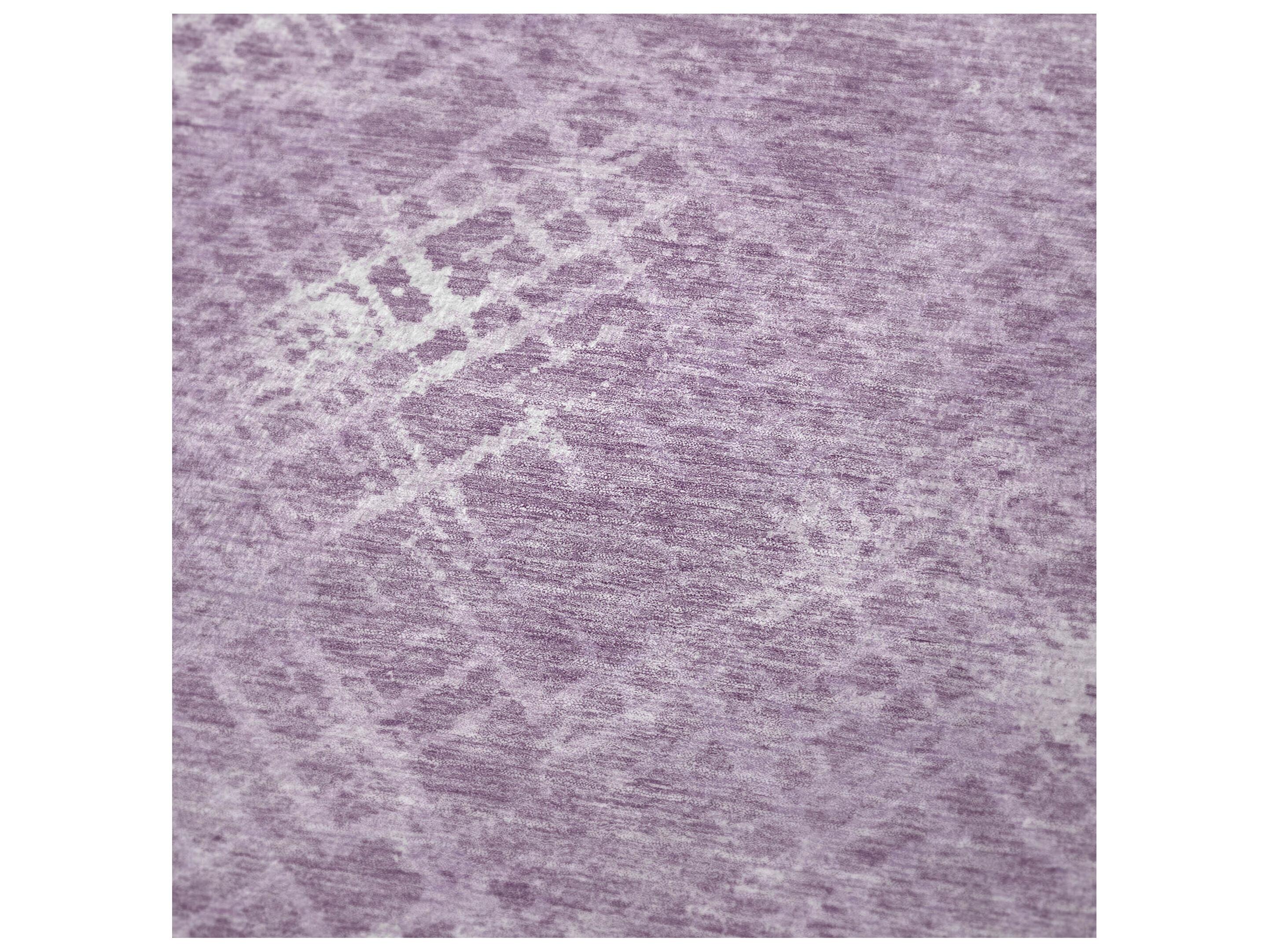 Dalyn Sherpa Purple Polyester Throw