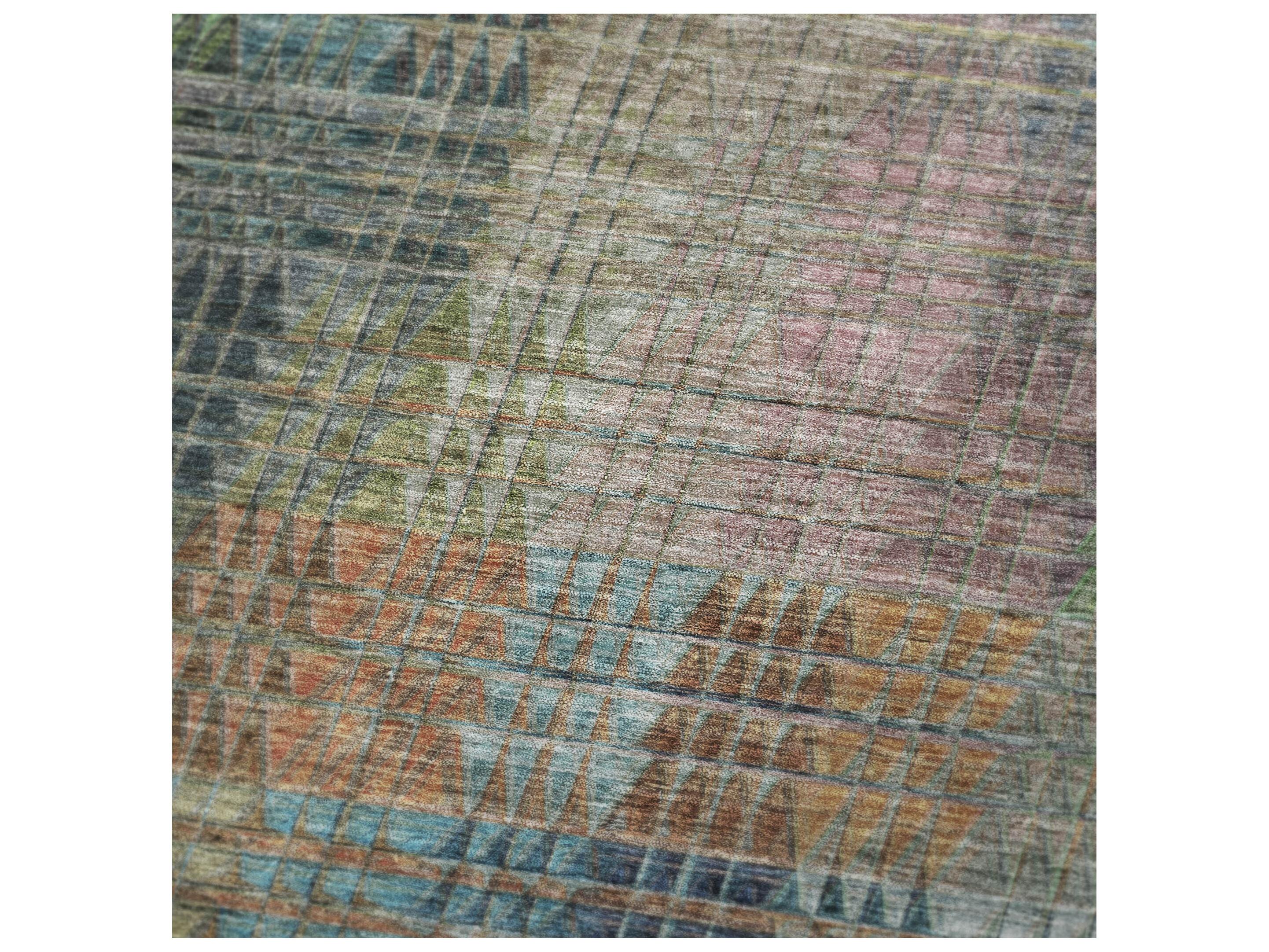 Dalyn Sherpa Green Polyester Throw