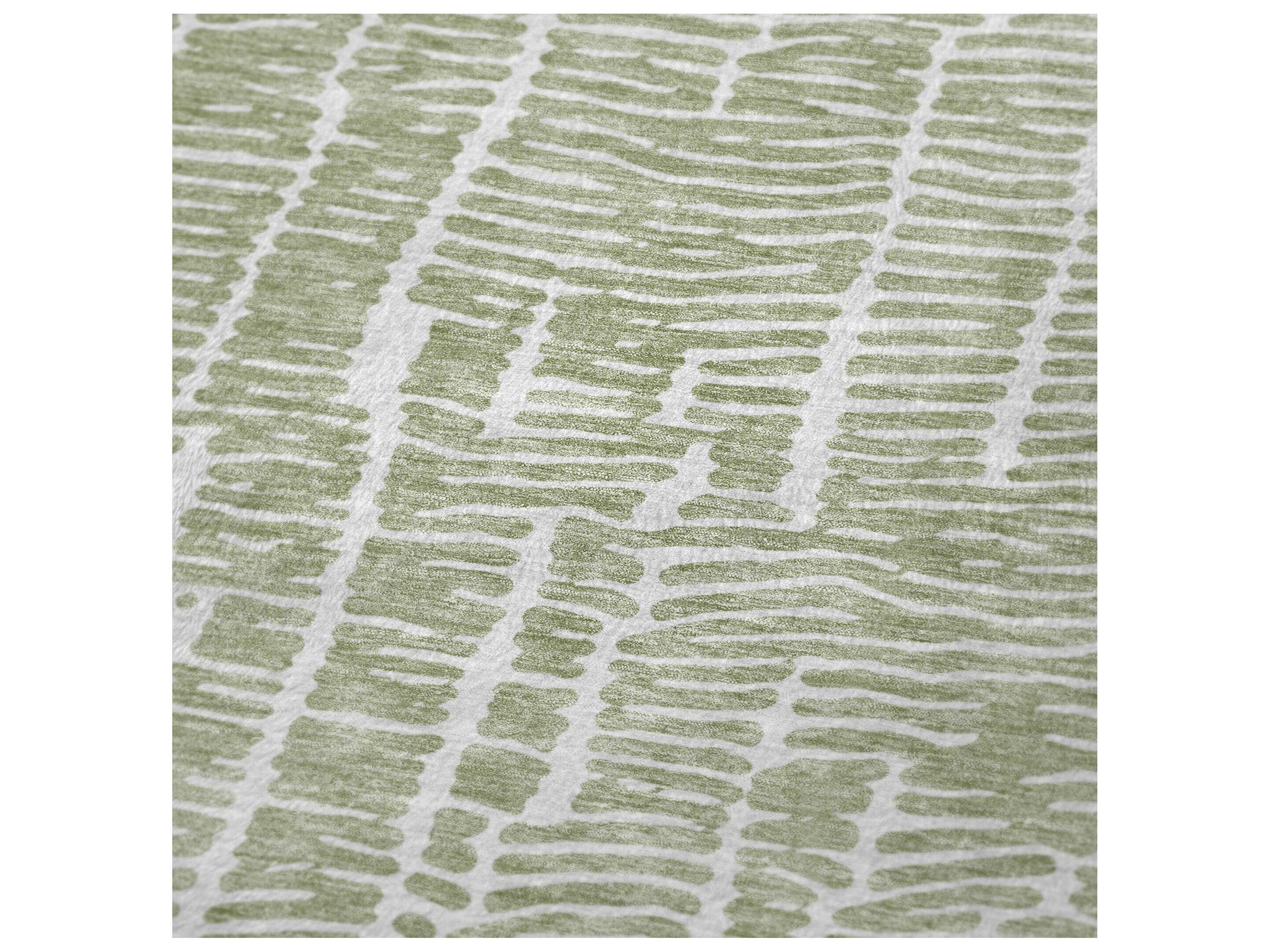 Dalyn Sherpa Green Polyester Throw