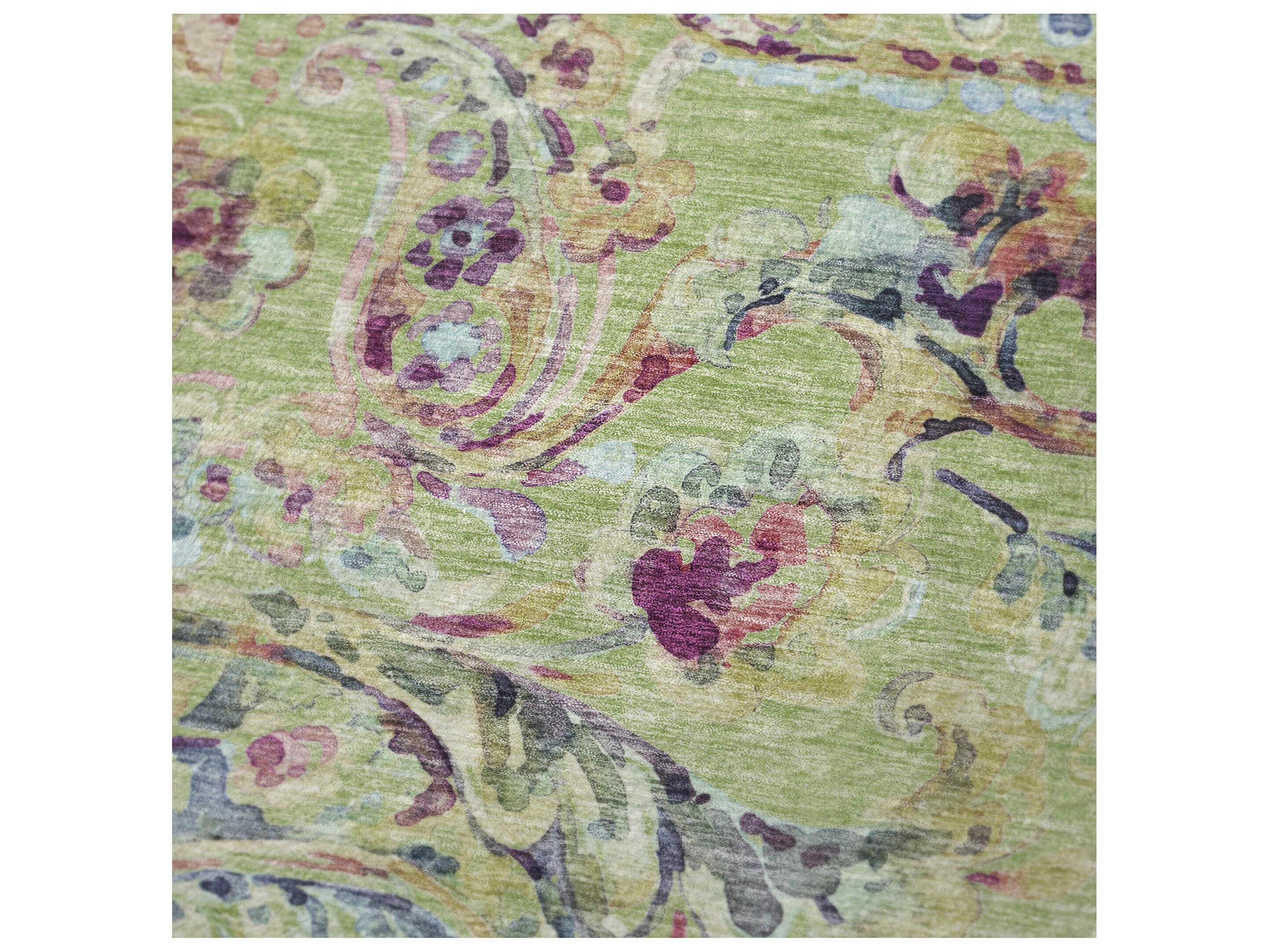 Dalyn Sherpa Green Polyester Throw