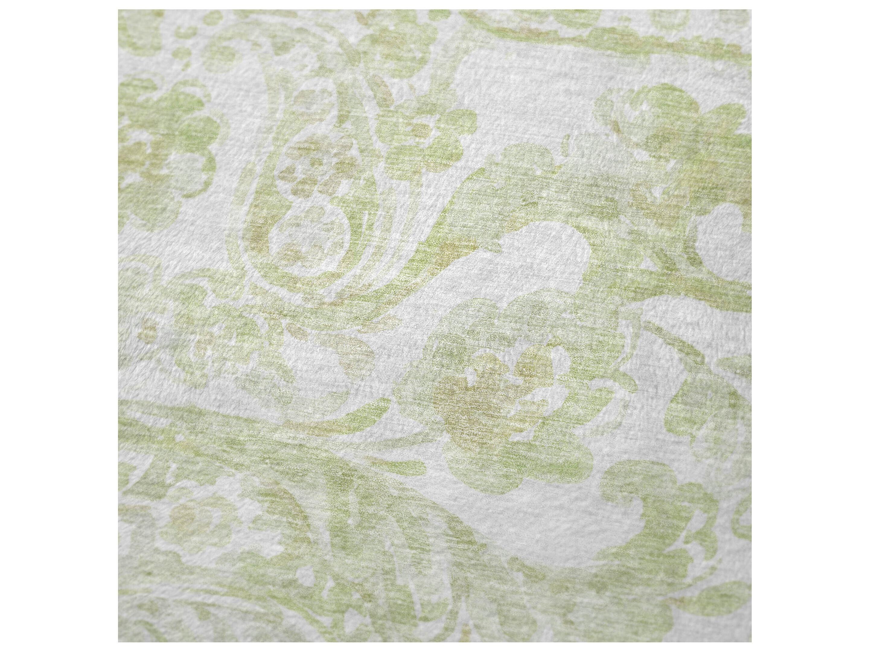 Dalyn Sherpa Green Polyester Throw