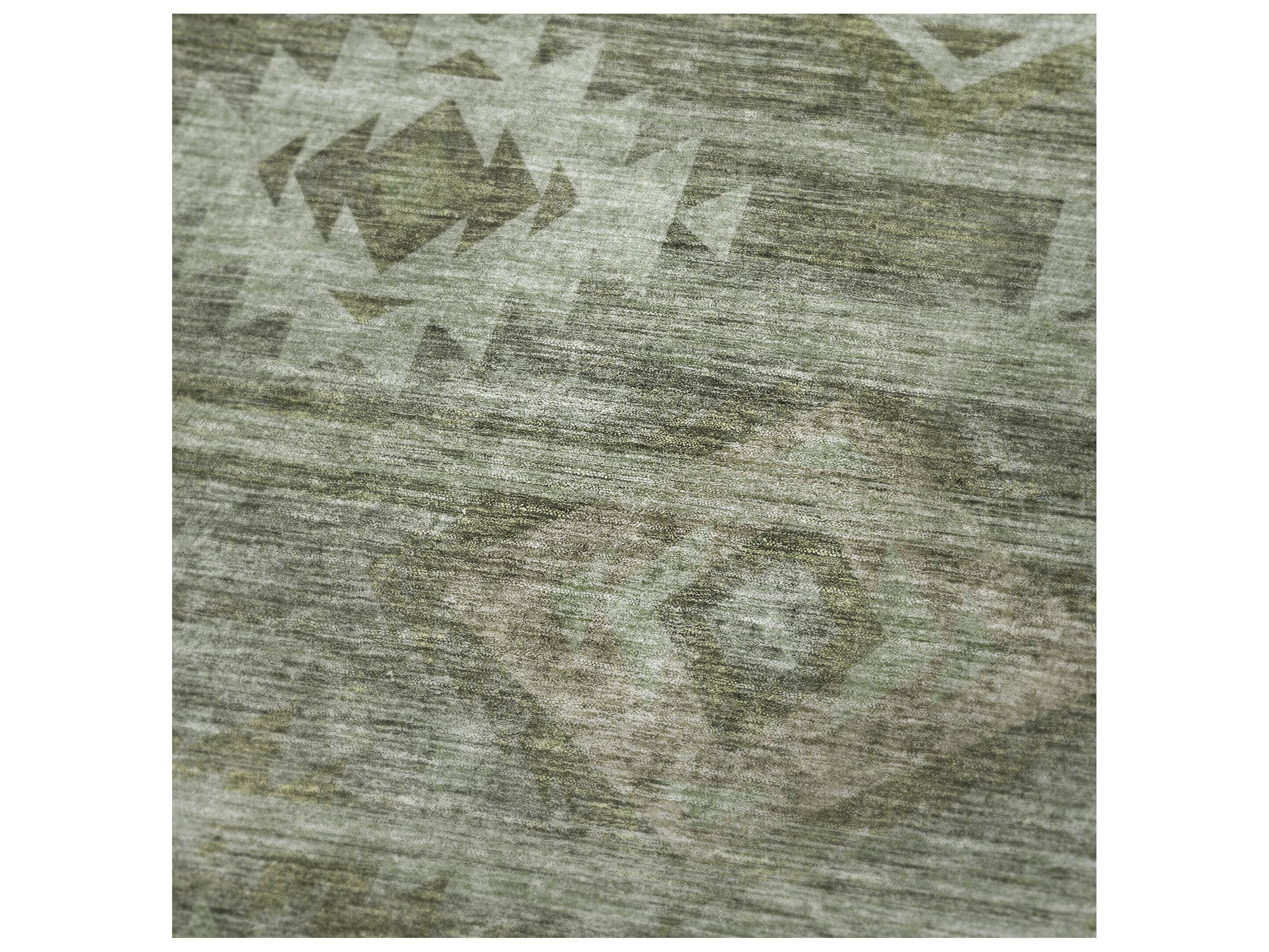 Dalyn Sherpa Green Polyester Throw