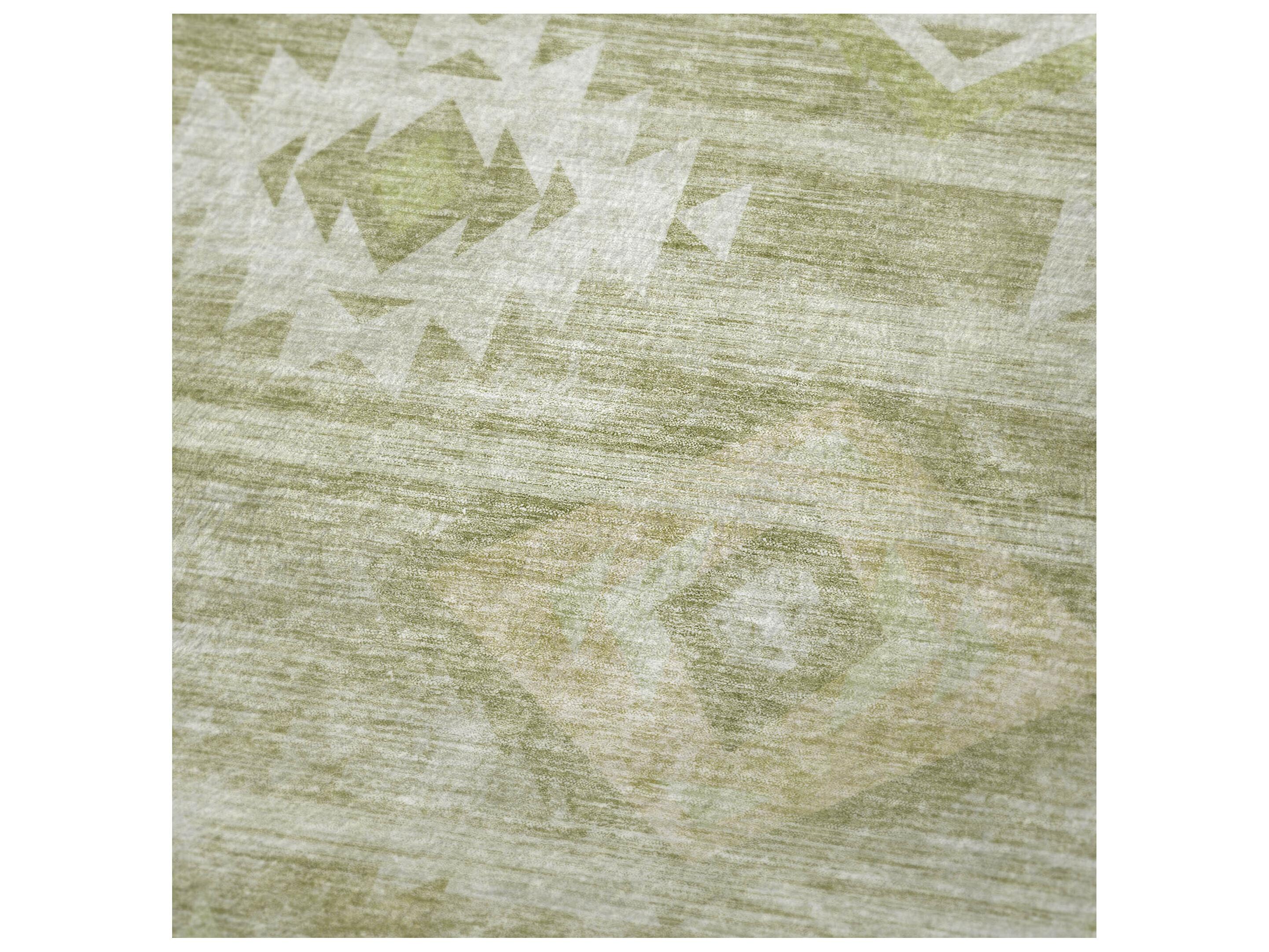 Dalyn Sherpa Green Polyester Throw
