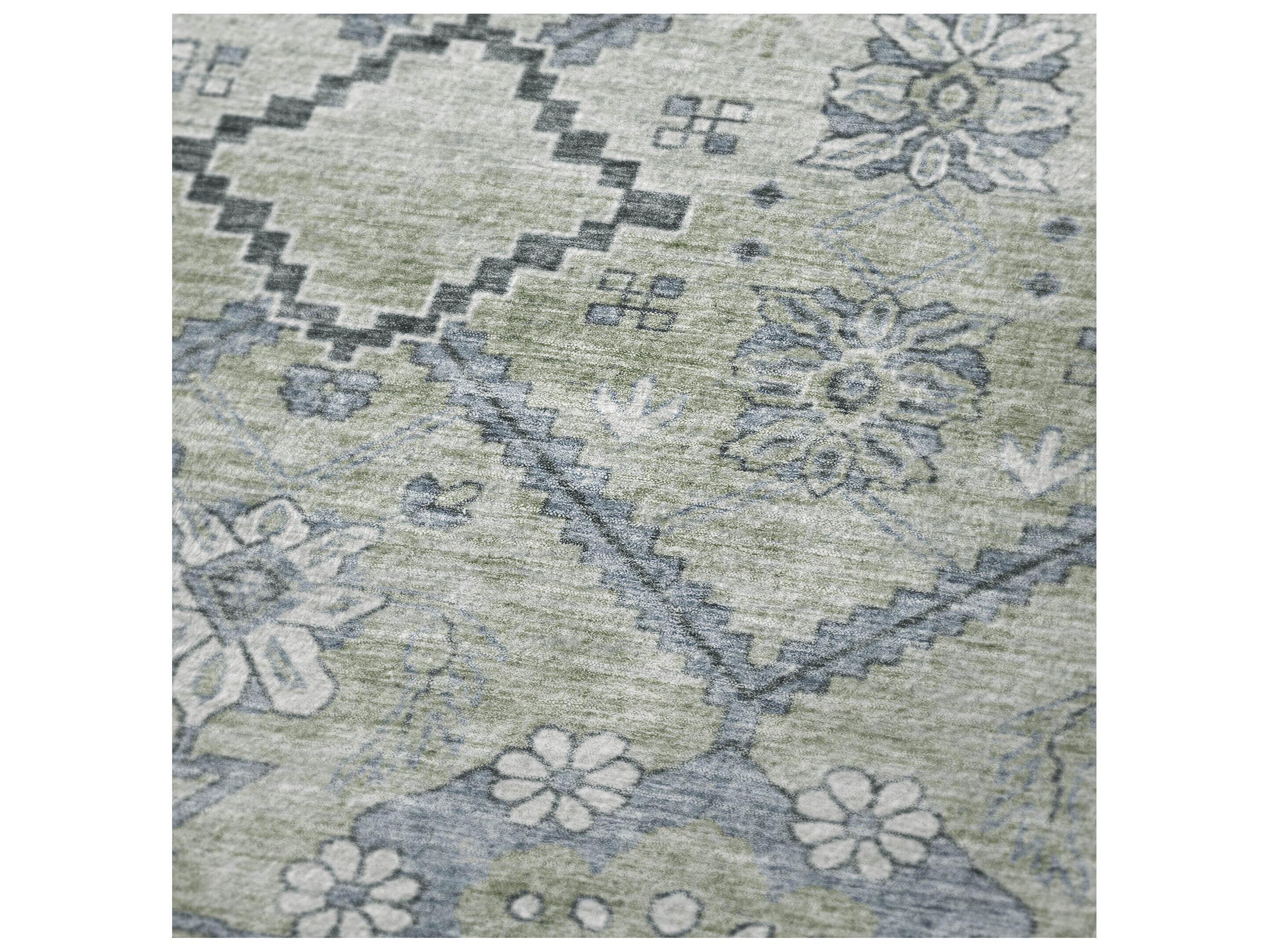 Dalyn Sherpa Green Polyester Throw