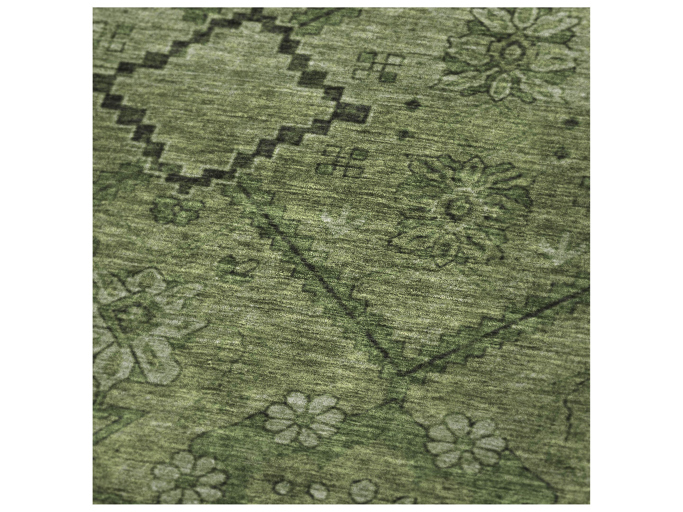 Dalyn Sherpa Green Polyester Throw