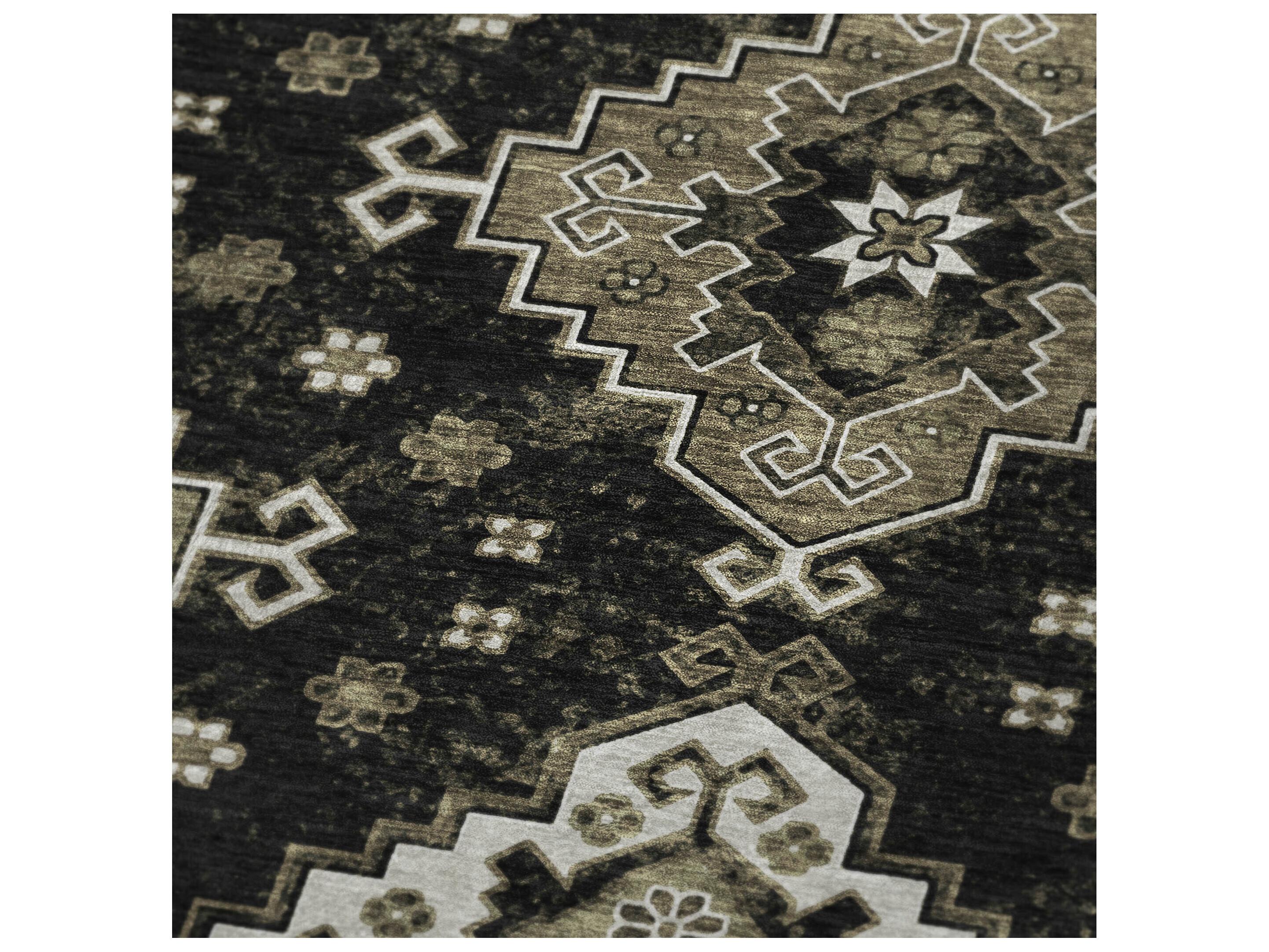 Dalyn Sherpa Black Polyester Throw