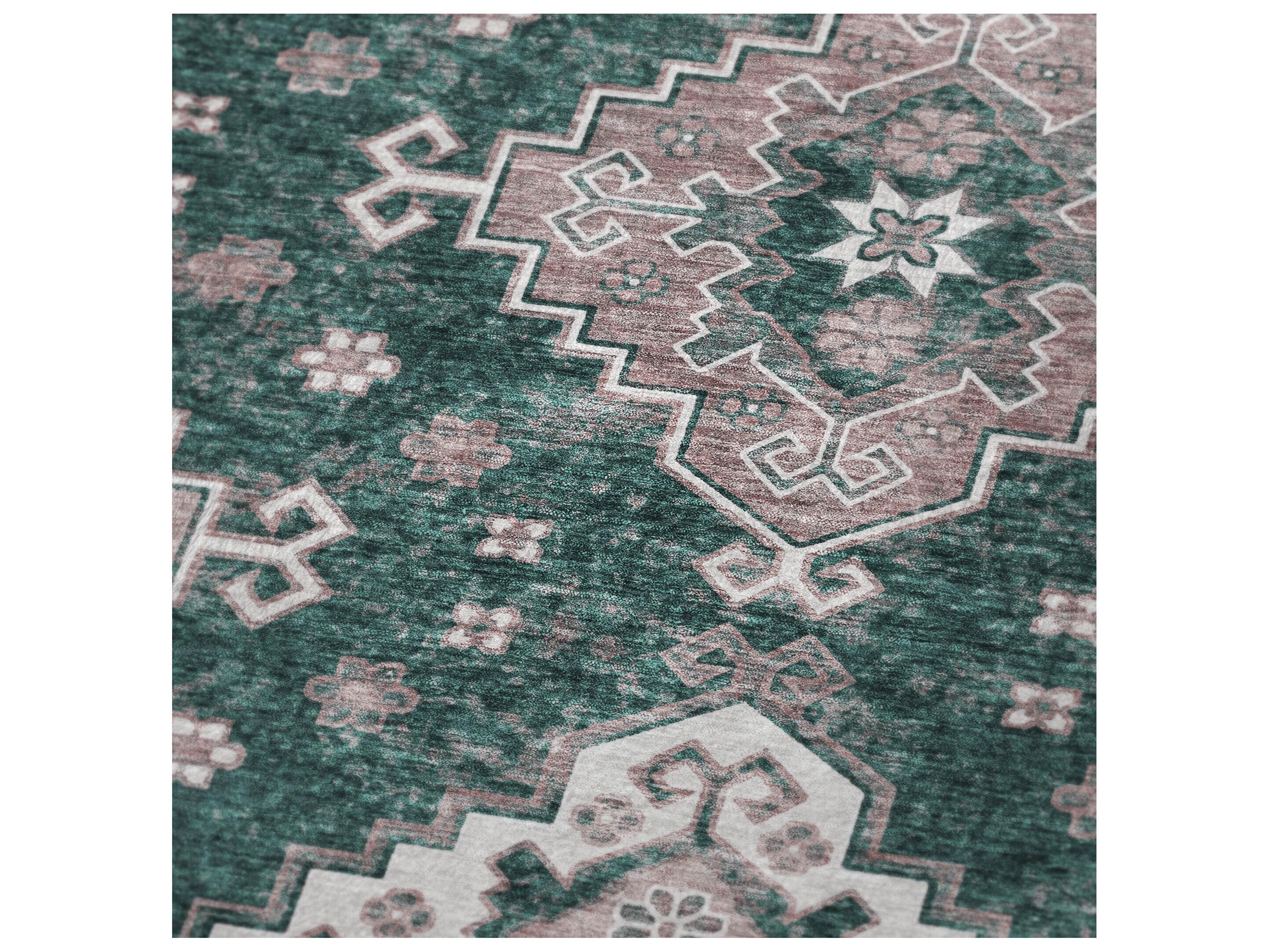 Dalyn Sherpa Green Polyester Throw