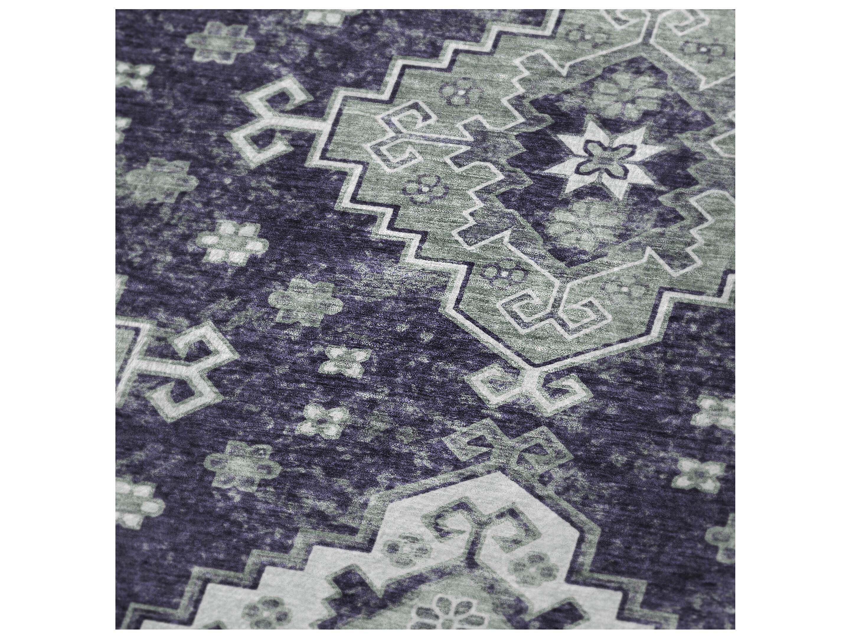 Dalyn Sherpa Purple Polyester Throw