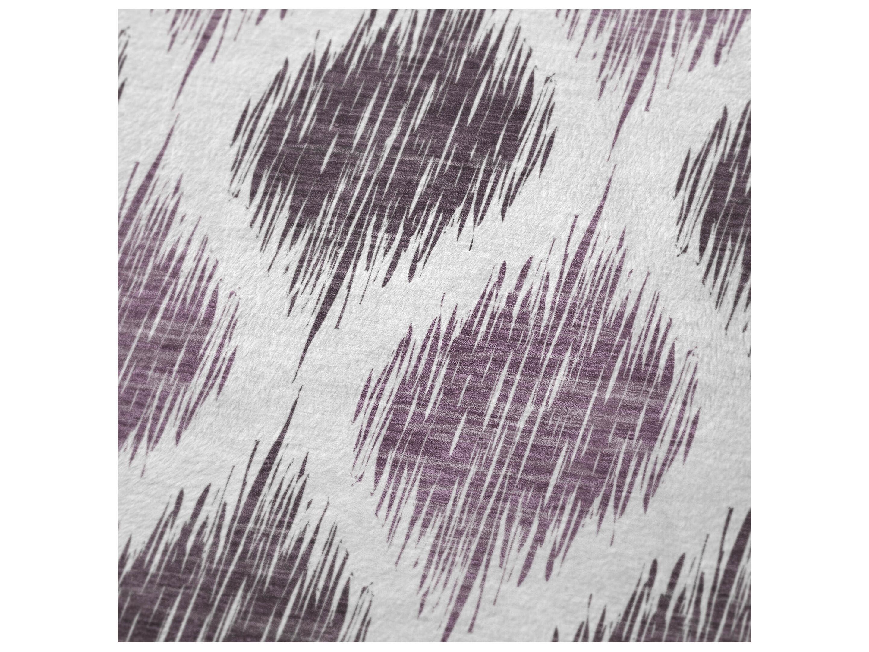 Dalyn Sherpa Purple Polyester Throw