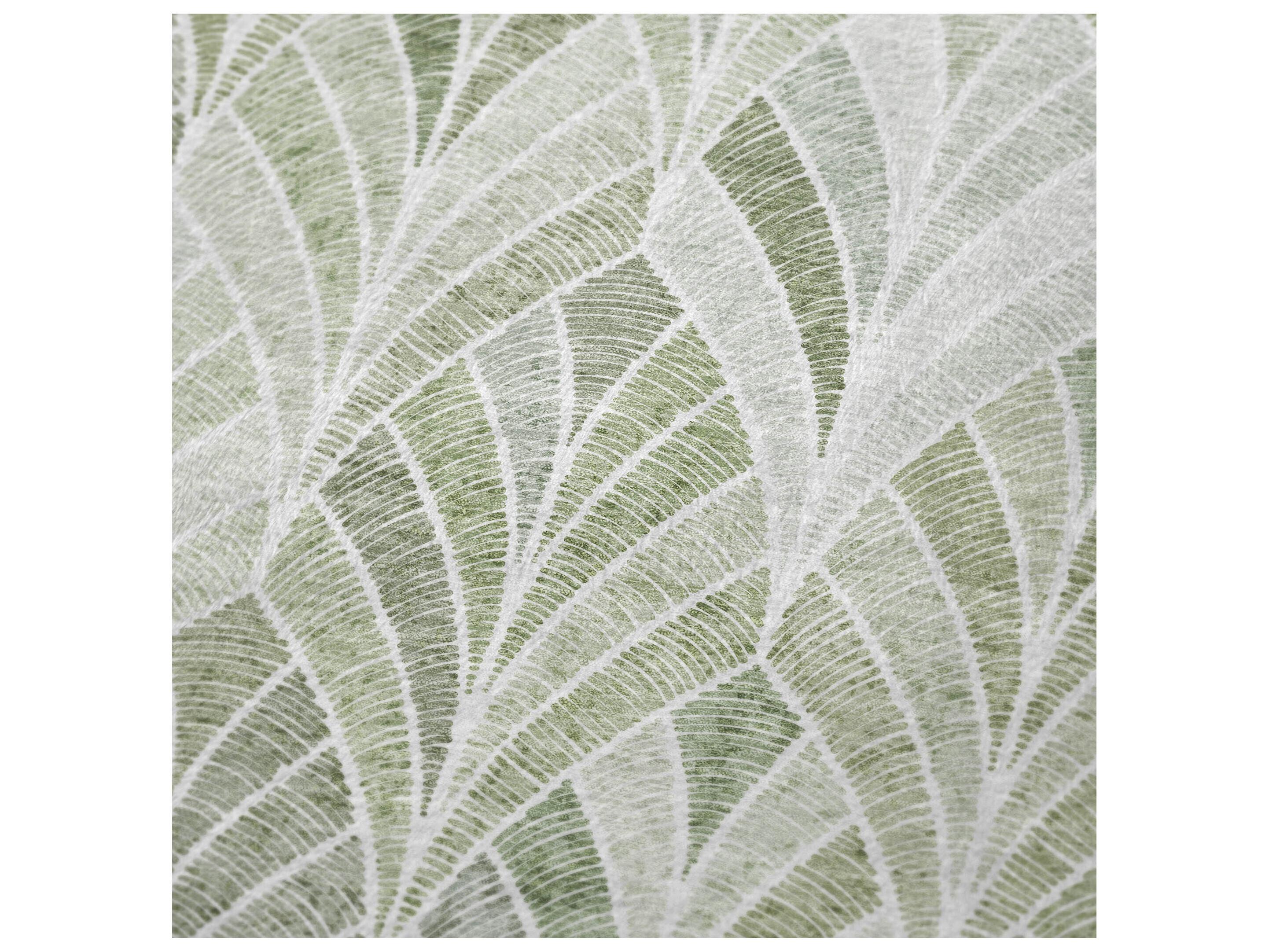 Dalyn Sherpa Green Polyester Throw