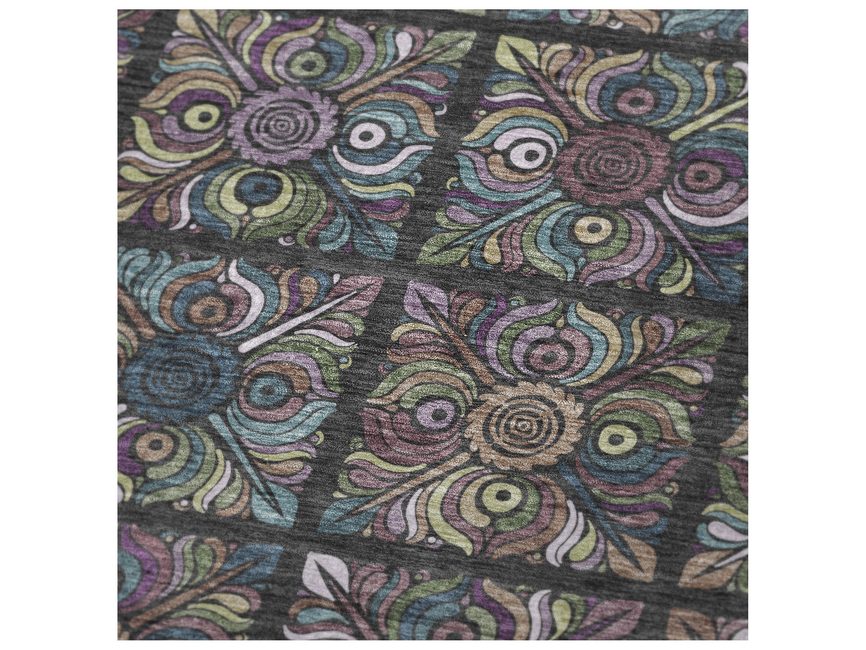 Dalyn Sherpa Black Polyester Throw