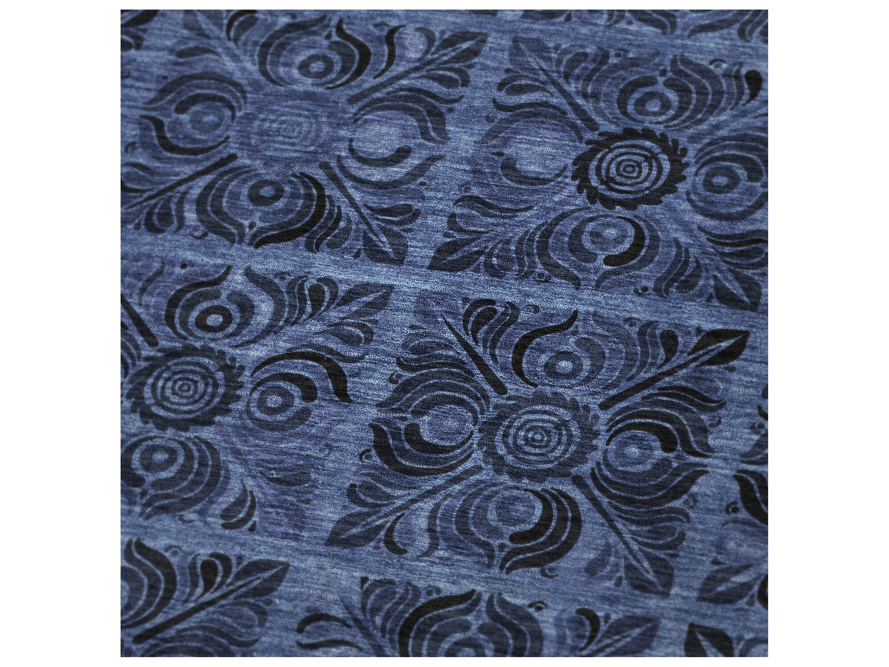 Dalyn Sherpa Blue Polyester Throw