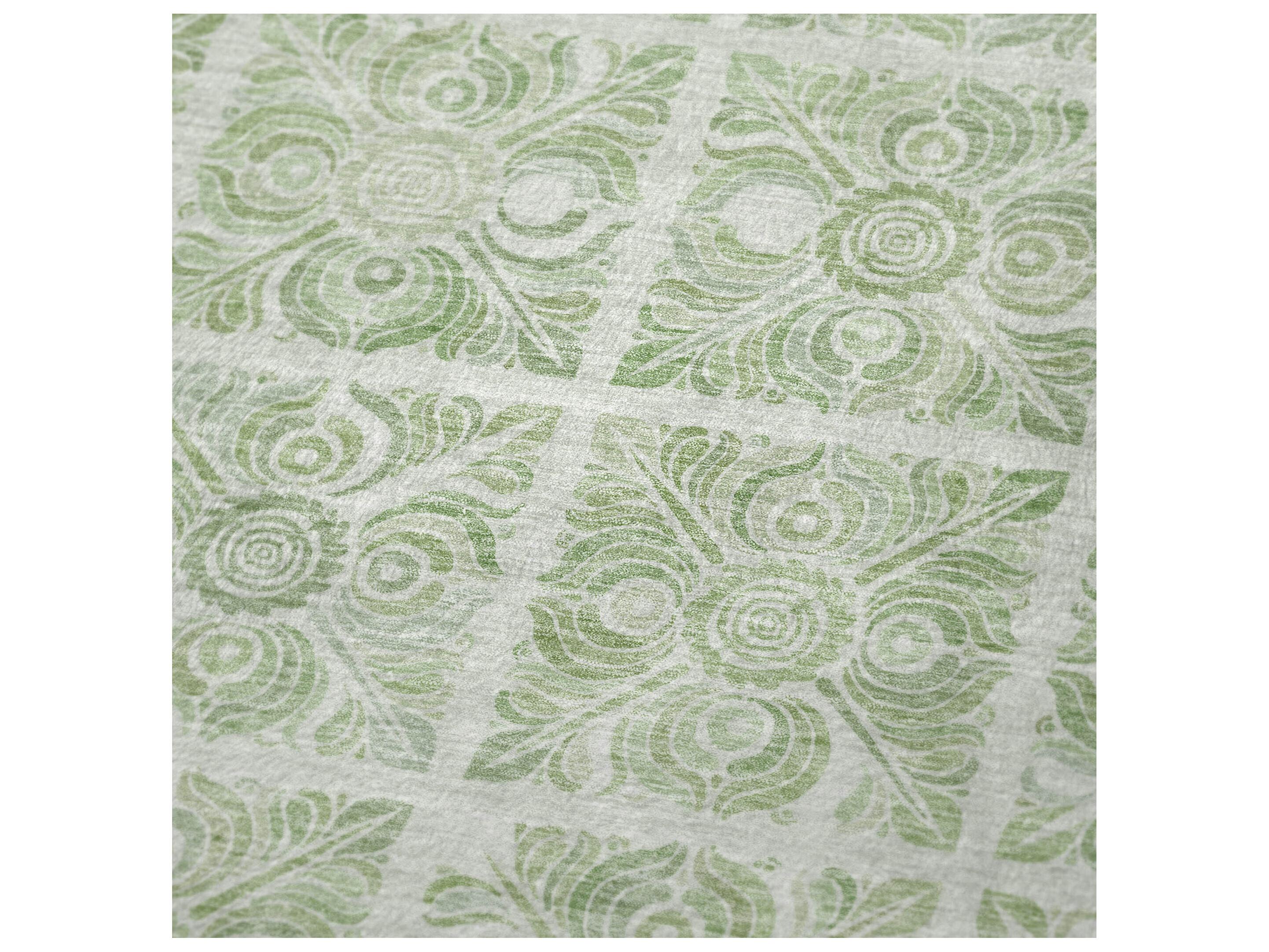 Dalyn Sherpa Green Polyester Throw